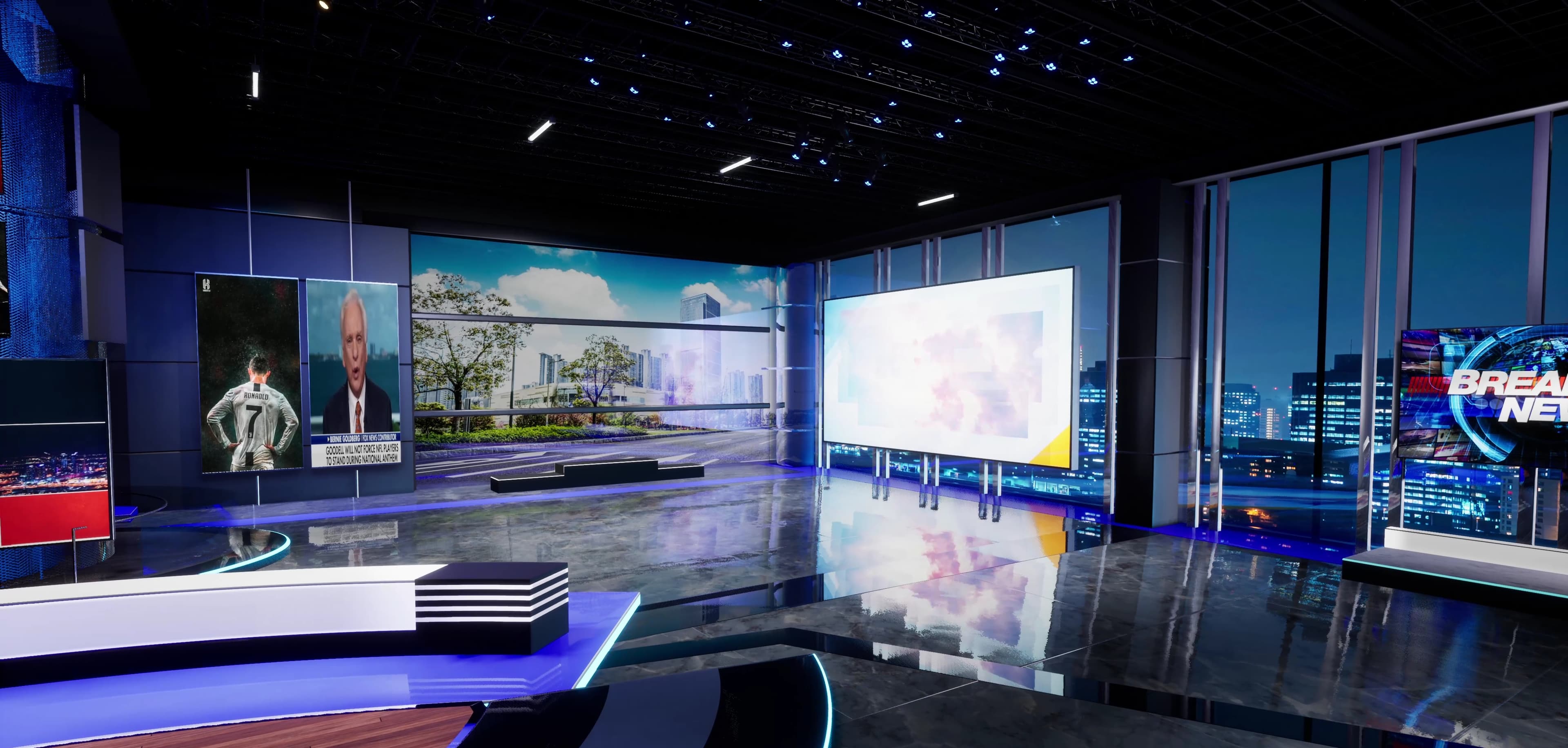 NEWSROOM BTHD7 | Unreal Engine Corporate Virtual Set-5