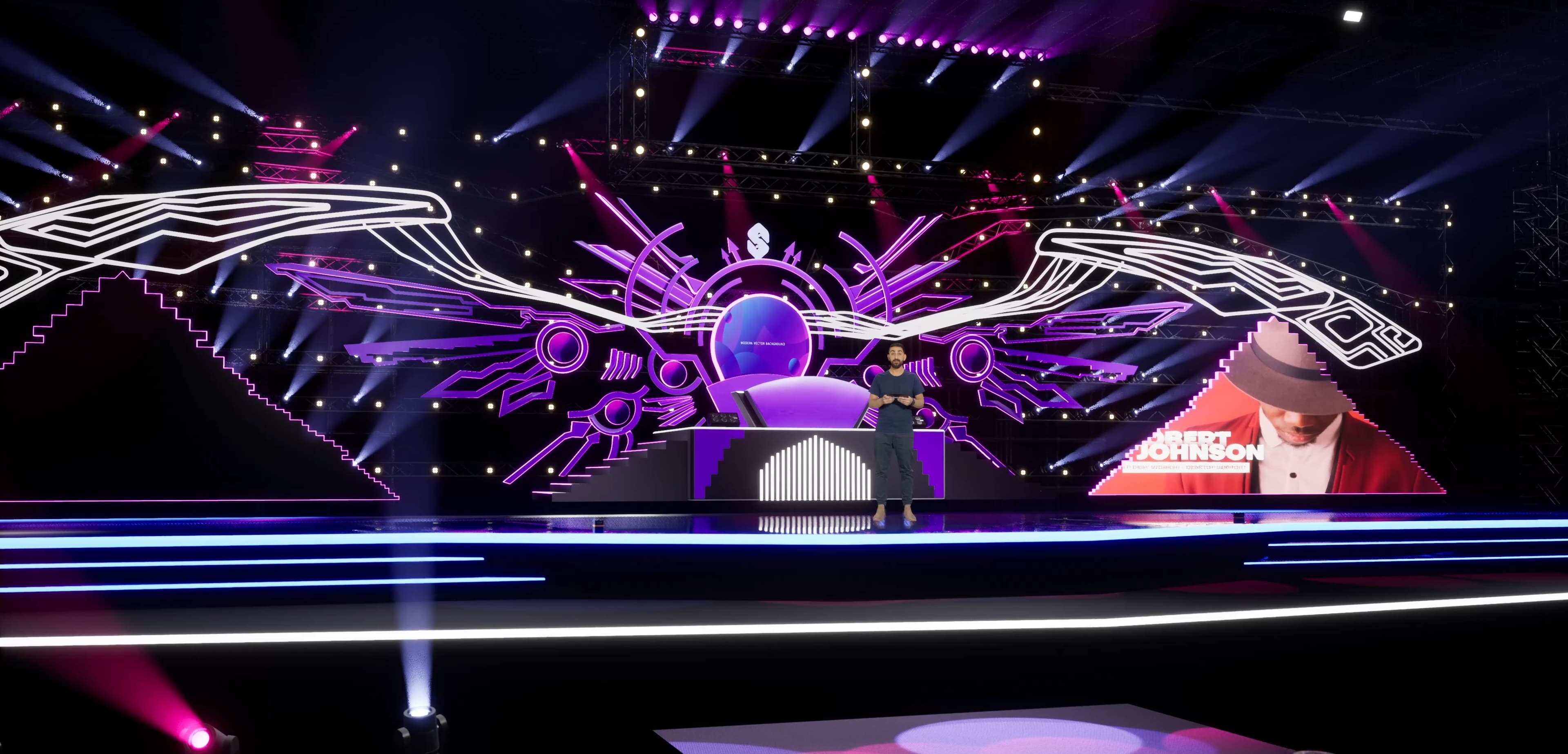 STAGE PNG9 | DMX Pyro | Unreal Engine Corporate Virtual Set-2