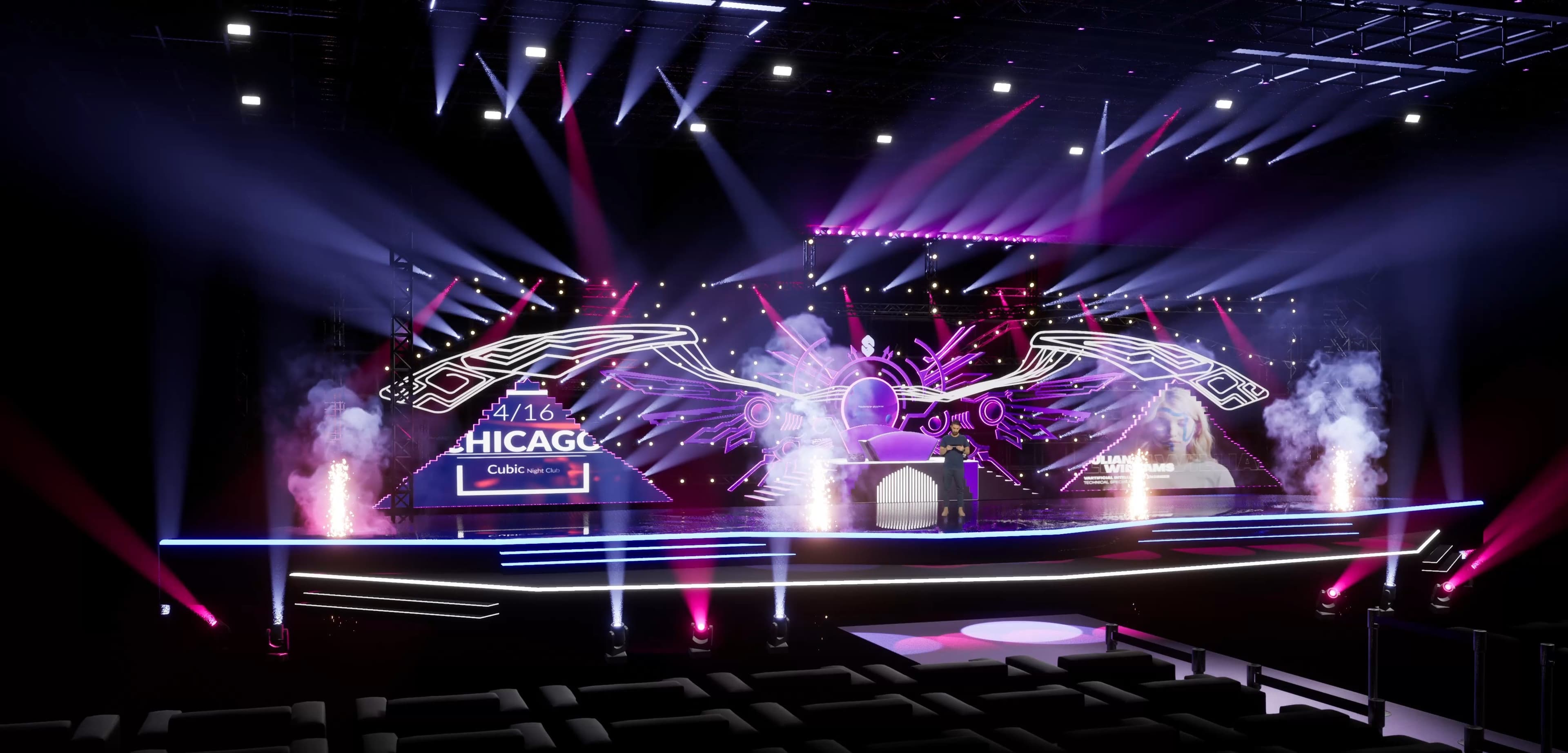 STAGE PNG9 | DMX Pyro | Unreal Engine Corporate Virtual Set-7