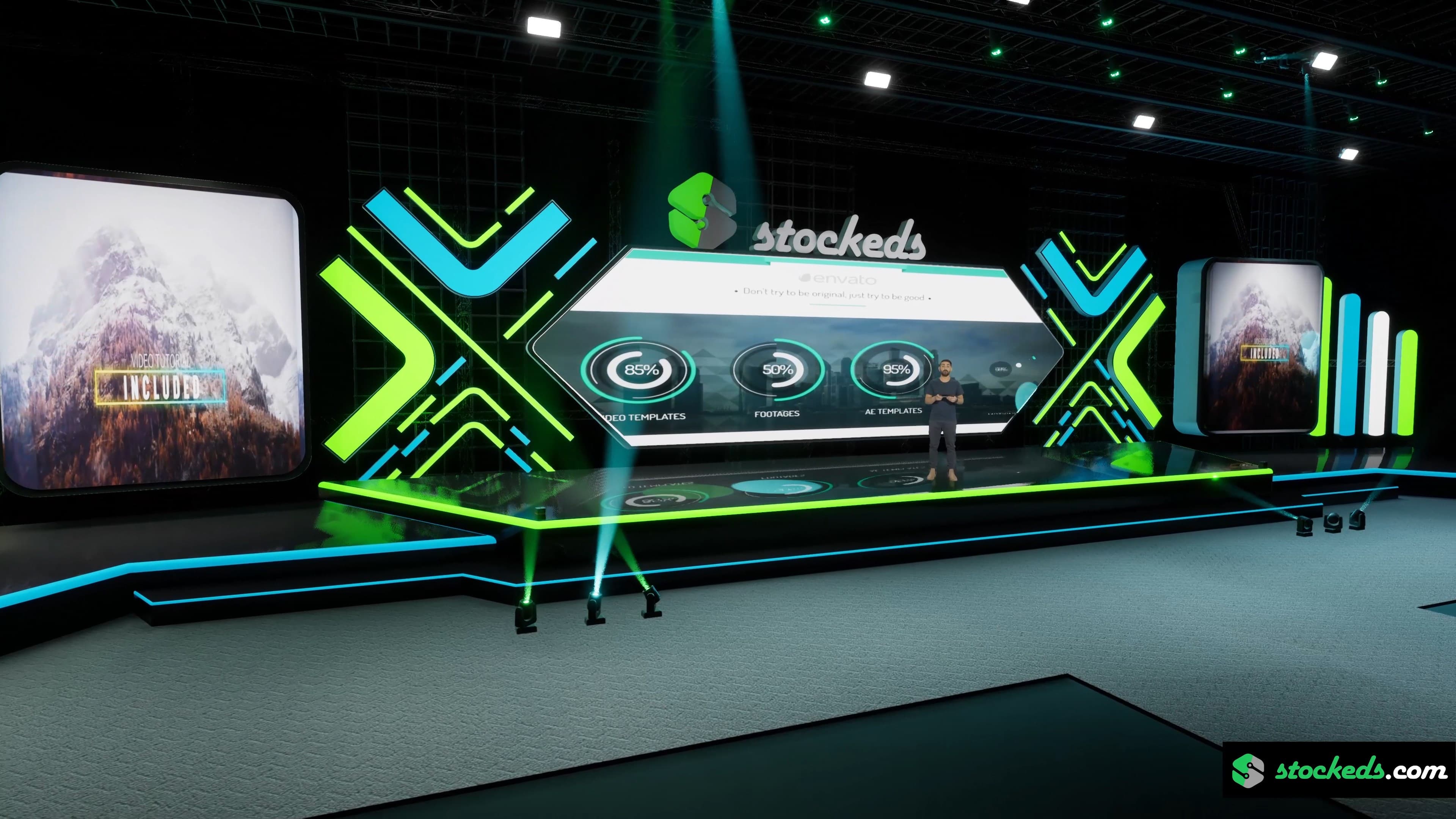 STAGE PMZ1 | DMX Pyro | Unreal Engine Corporate Virtual Set-2