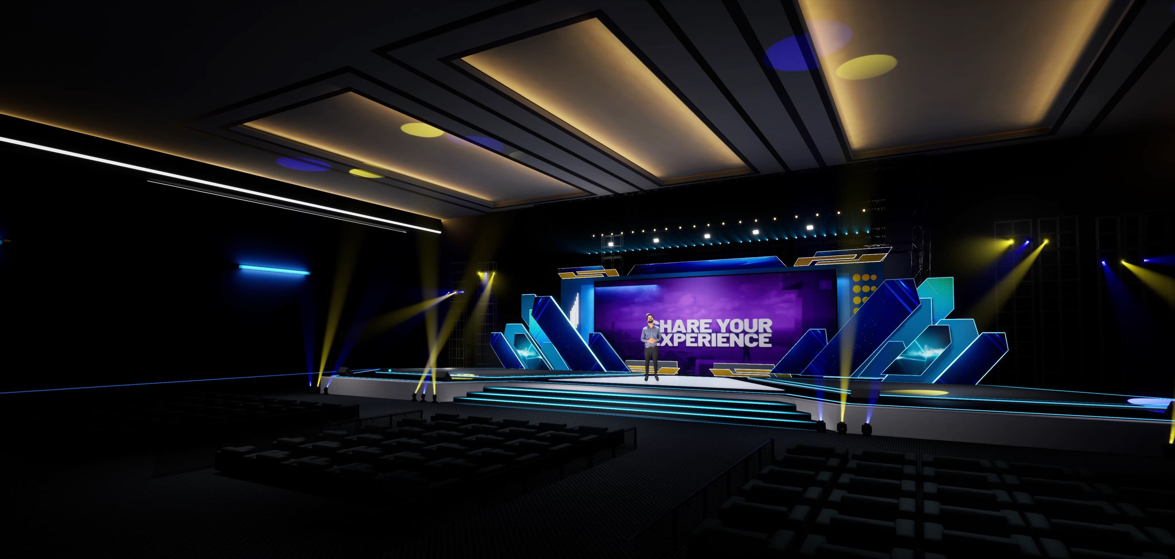 STAGE BY7U4 | DMX | Unreal Engine Corporate Virtual Set-3