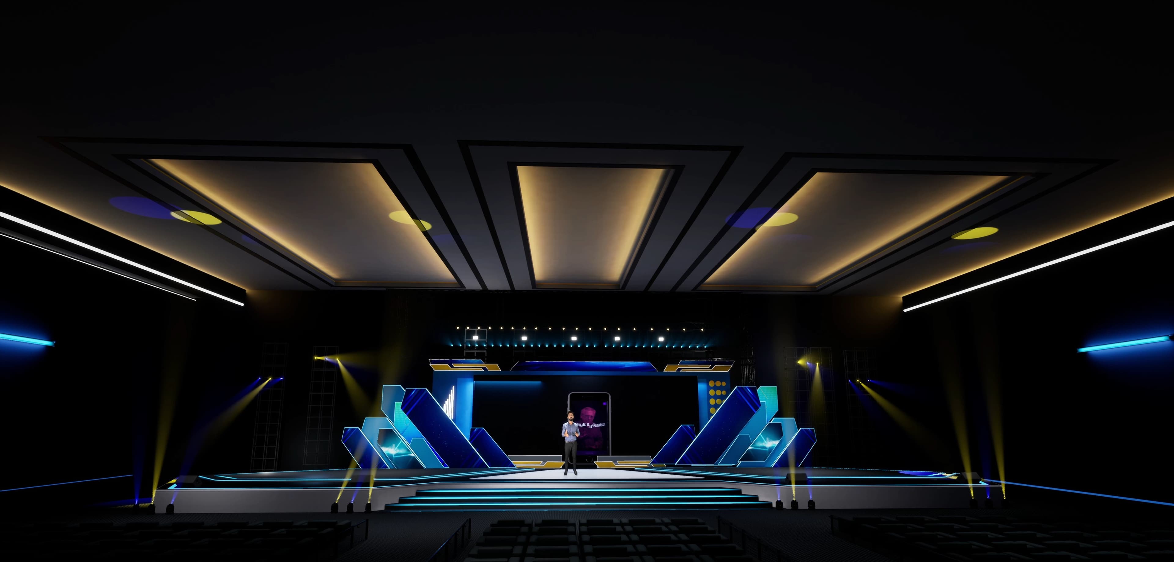 STAGE BY7U4 | DMX | Unreal Engine Corporate Virtual Set-9