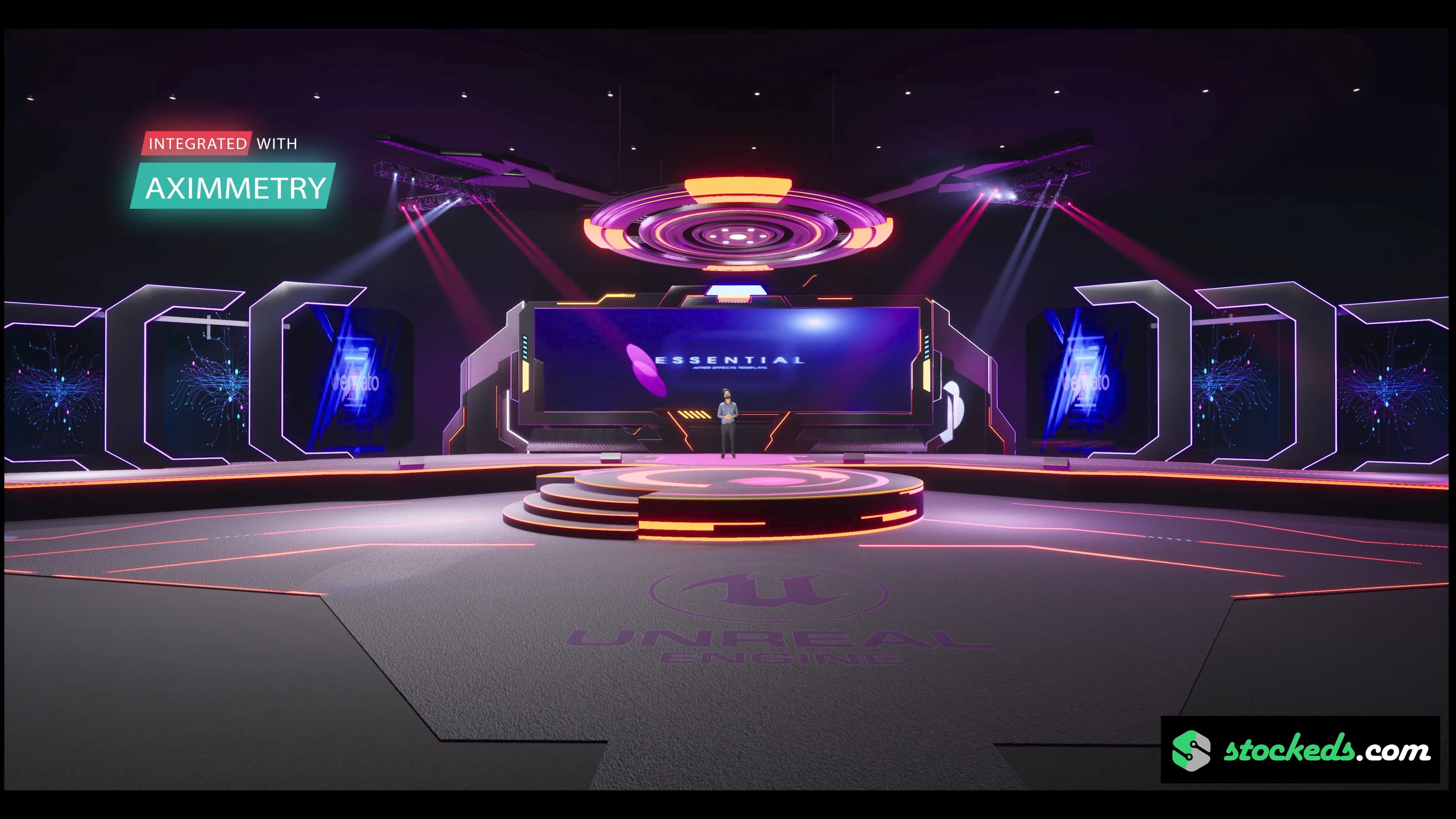 STAGE KLRSL | DMX | Unreal Engine Corporate Virtual Set-2