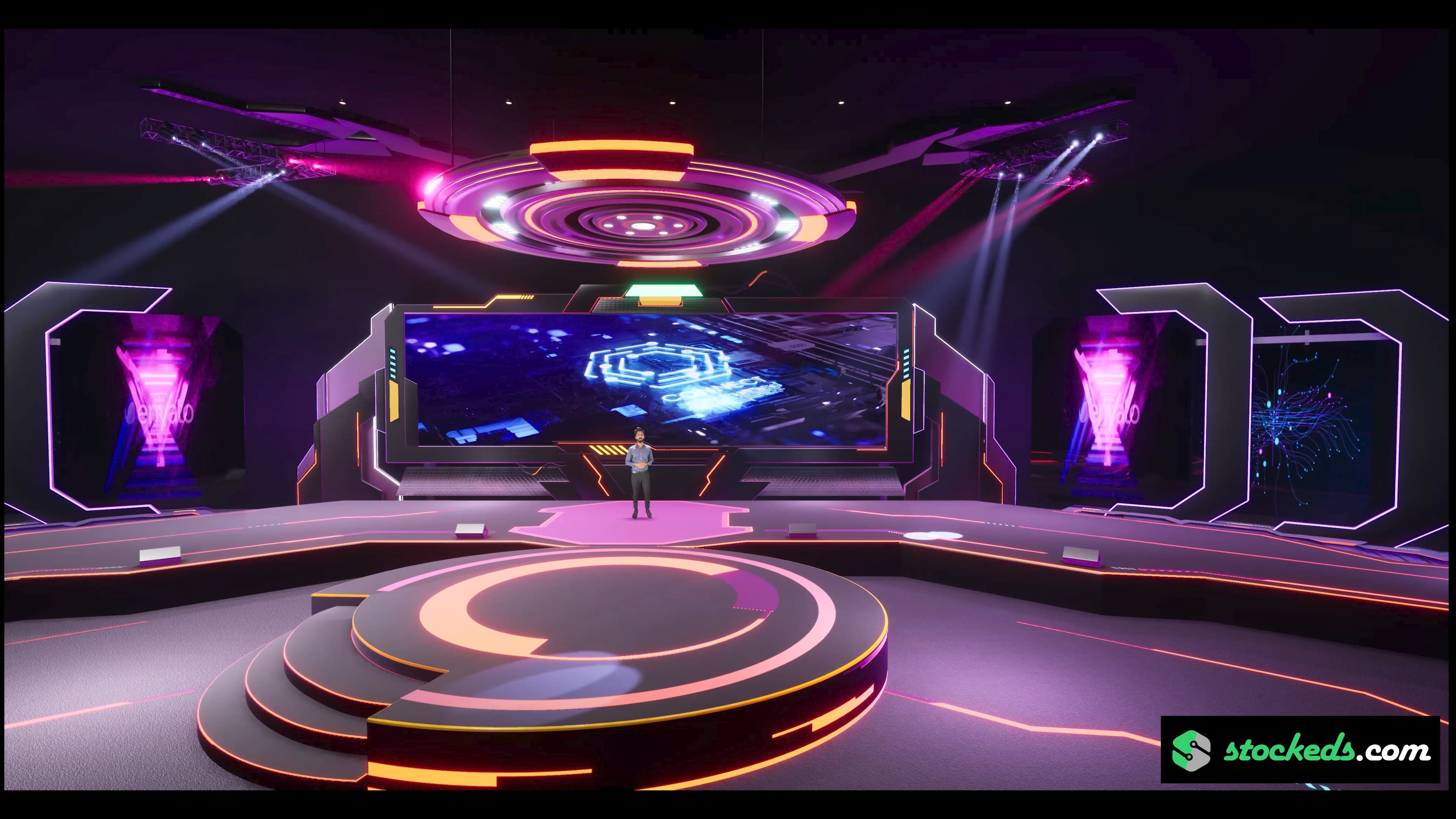 STAGE KLRSL | DMX | Unreal Engine Corporate Virtual Set-3