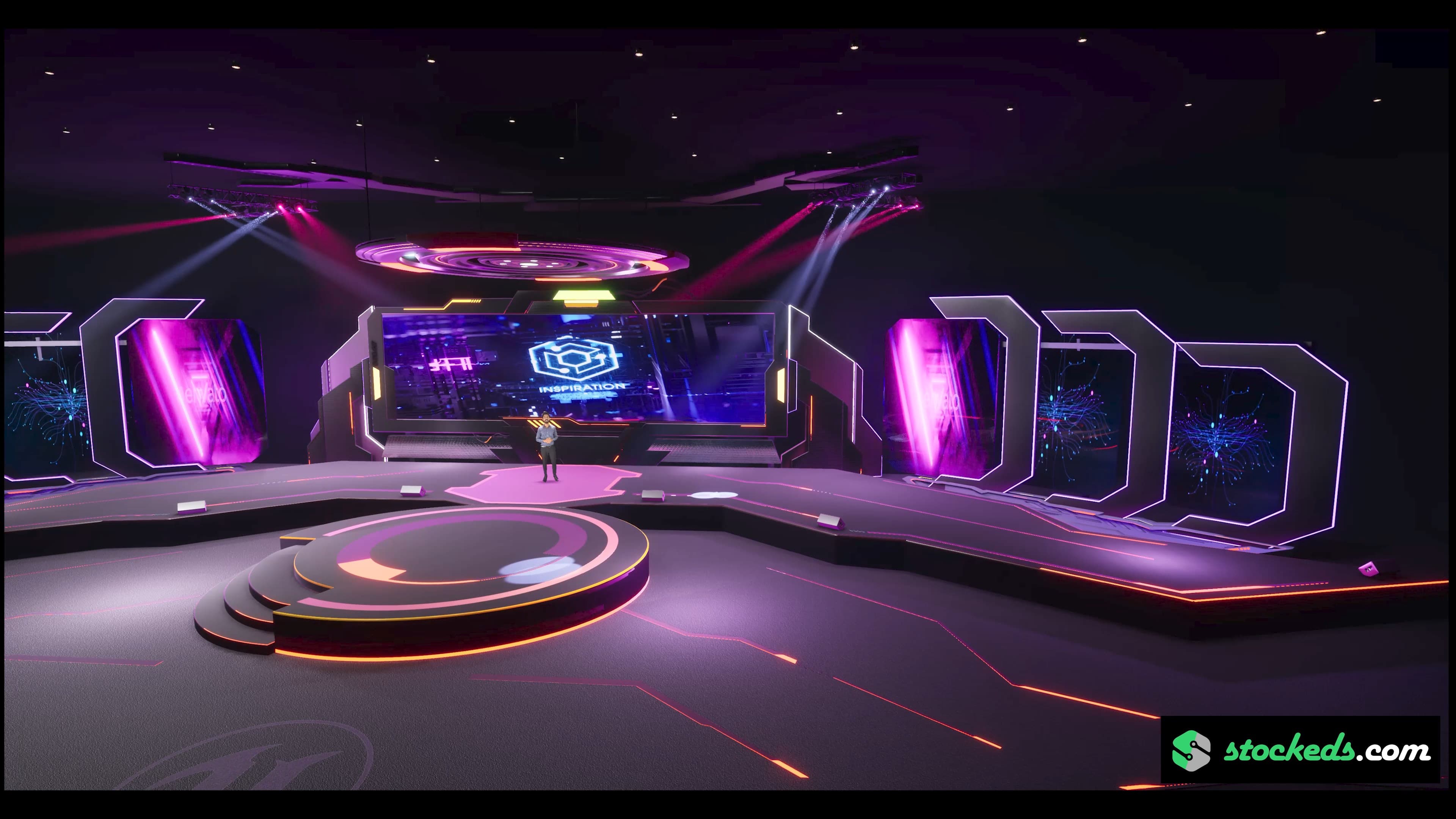 STAGE KLRSL | DMX | Unreal Engine Corporate Virtual Set-4