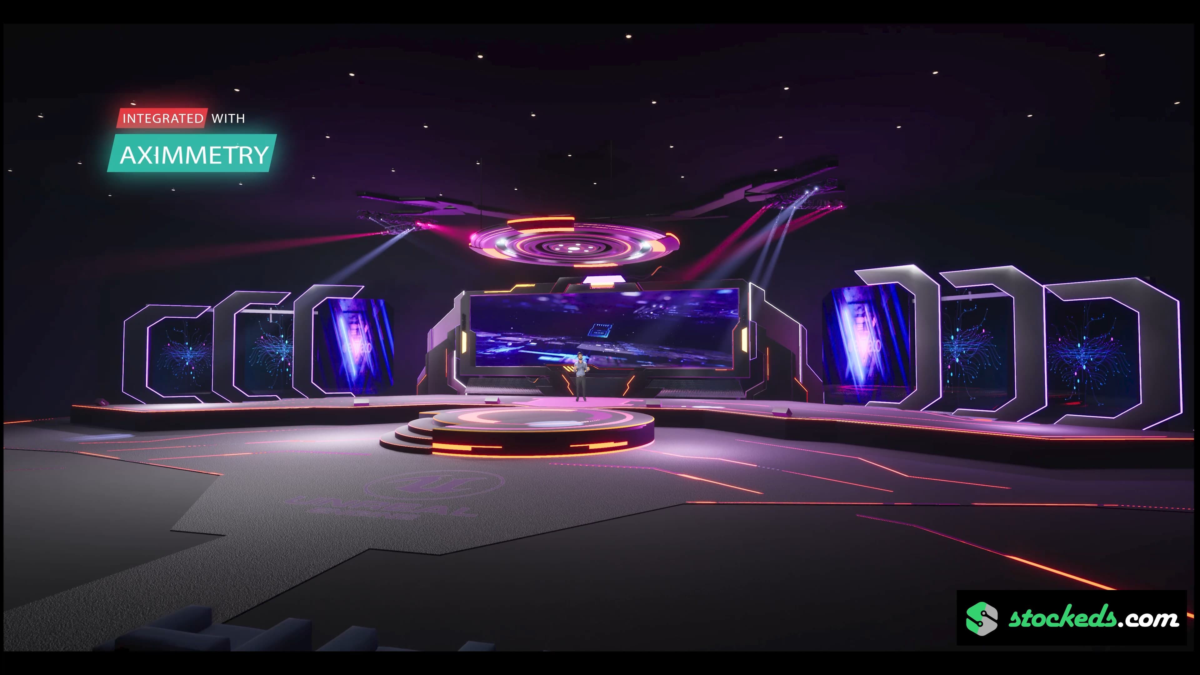 STAGE KLRSL | DMX | Unreal Engine Corporate Virtual Set-5