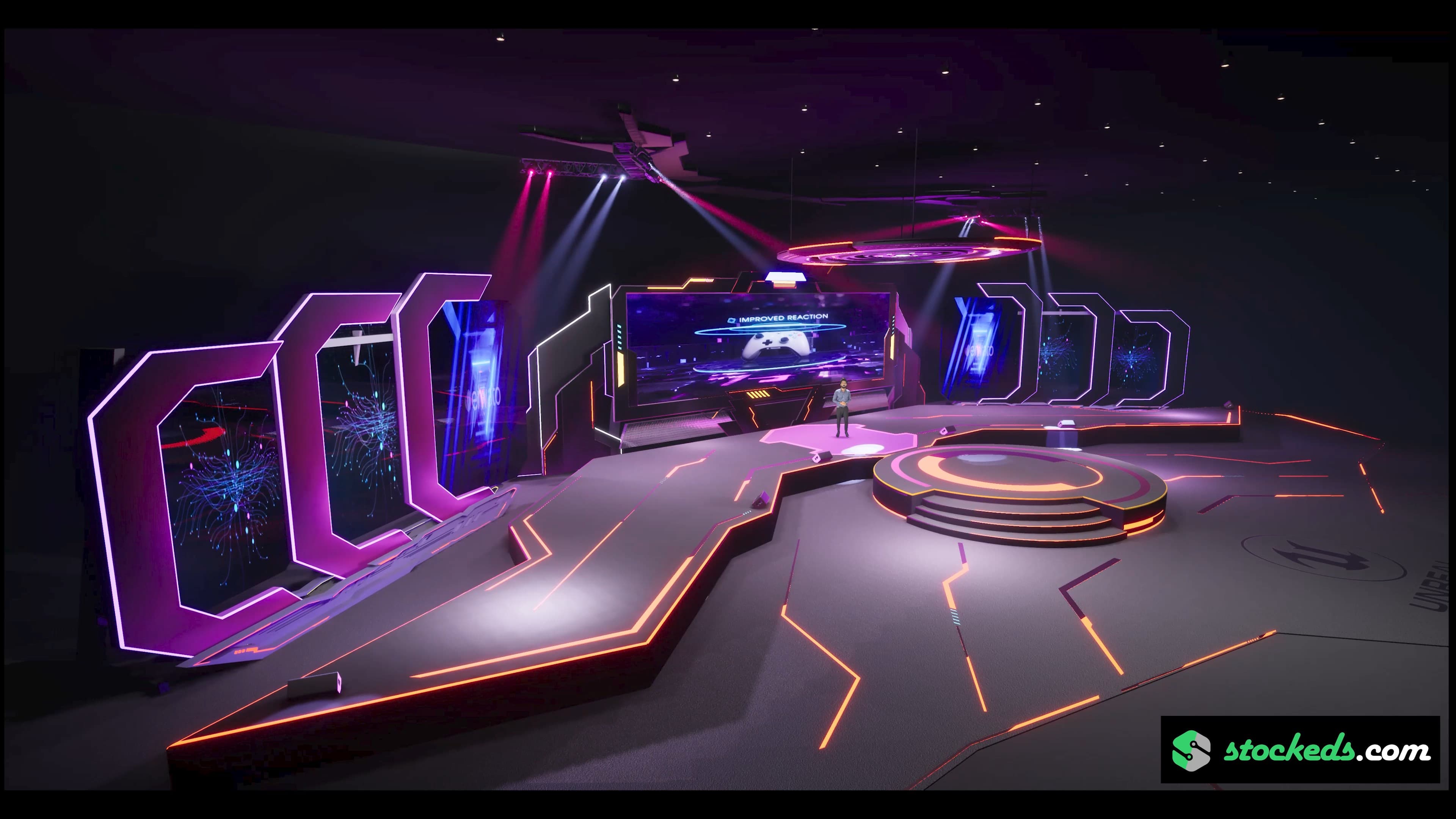 STAGE KLRSL | DMX | Unreal Engine Corporate Virtual Set-6