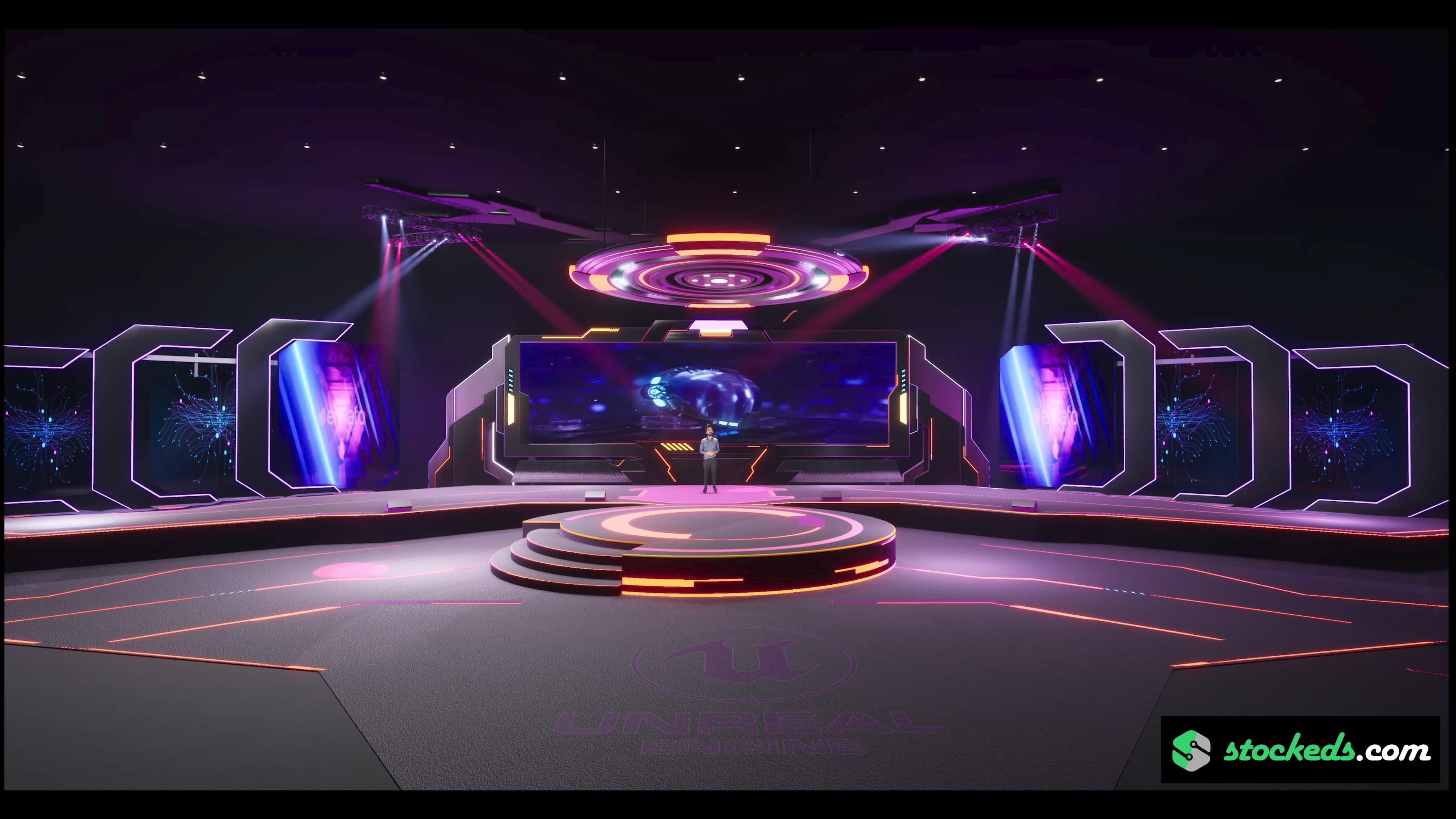 STAGE KLRSL | DMX | Unreal Engine Corporate Virtual Set-7