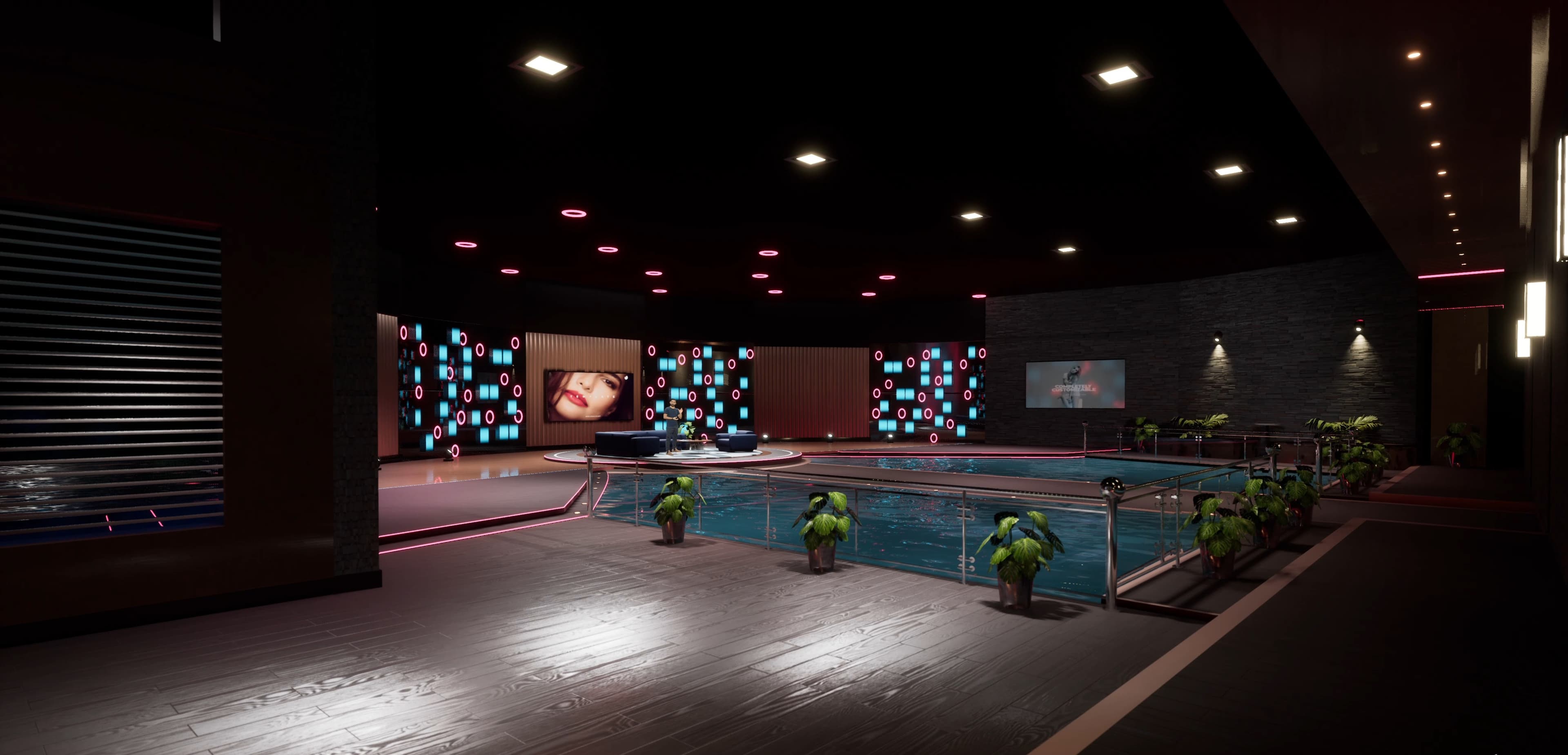 TALKSHOW LANTX | Unreal Engine Corporate Virtual Set