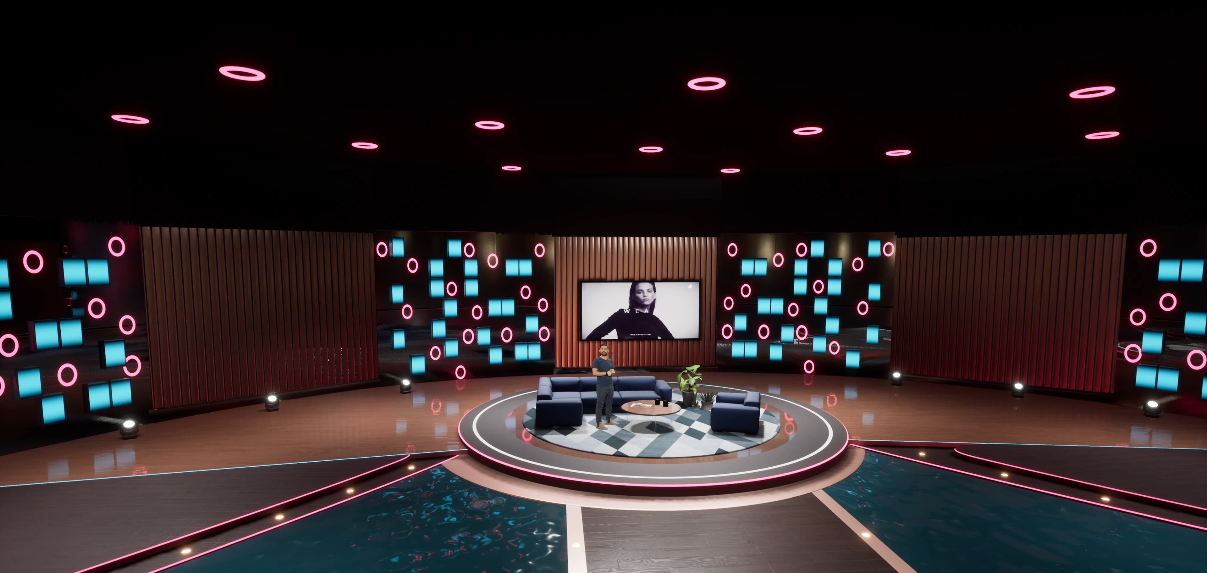 TALKSHOW LANTX | Unreal Engine Corporate Virtual Set-2