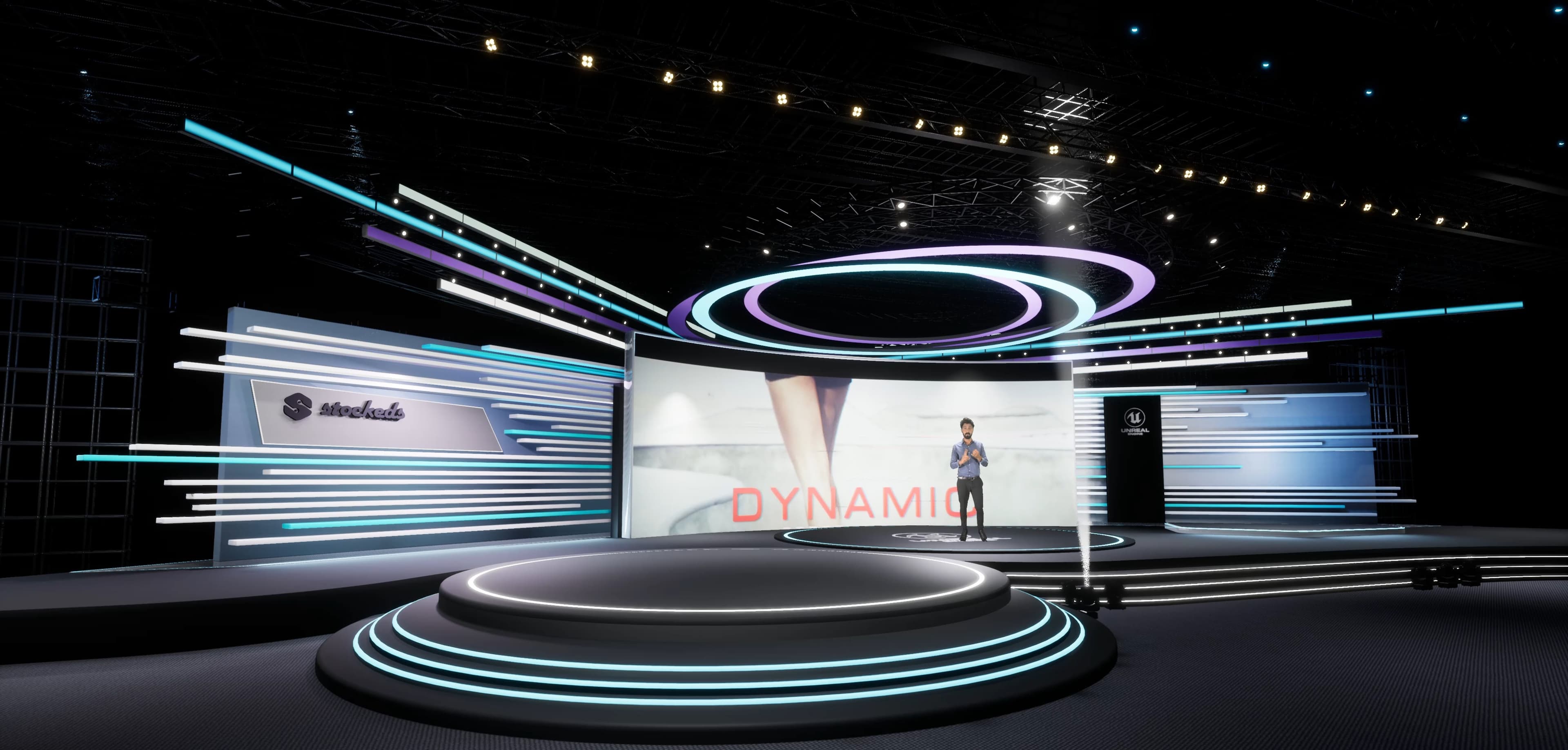 STAGE T279F | DMX | Unreal Engine Corporate Virtual Set-2