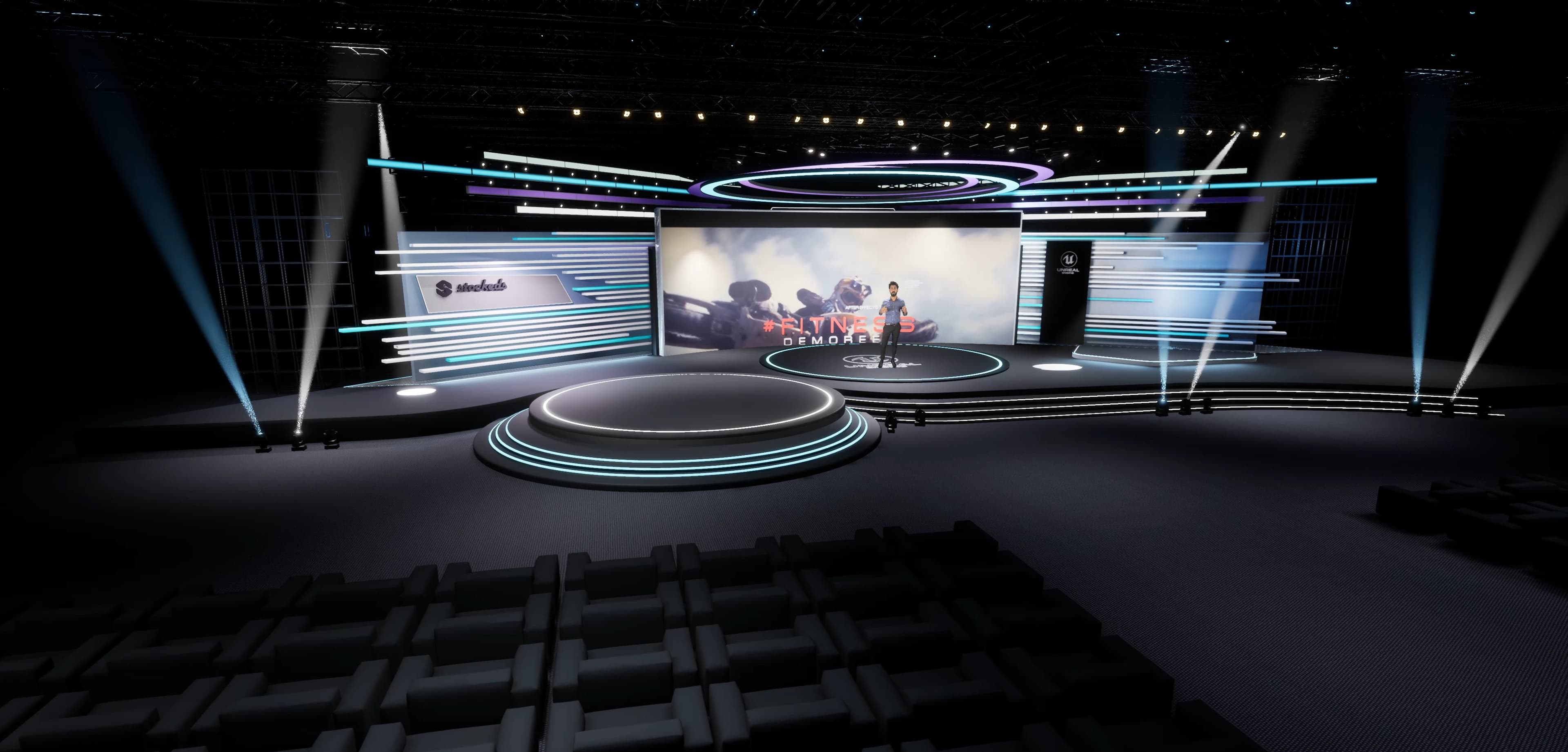 STAGE T279F | DMX | Unreal Engine Corporate Virtual Set-5