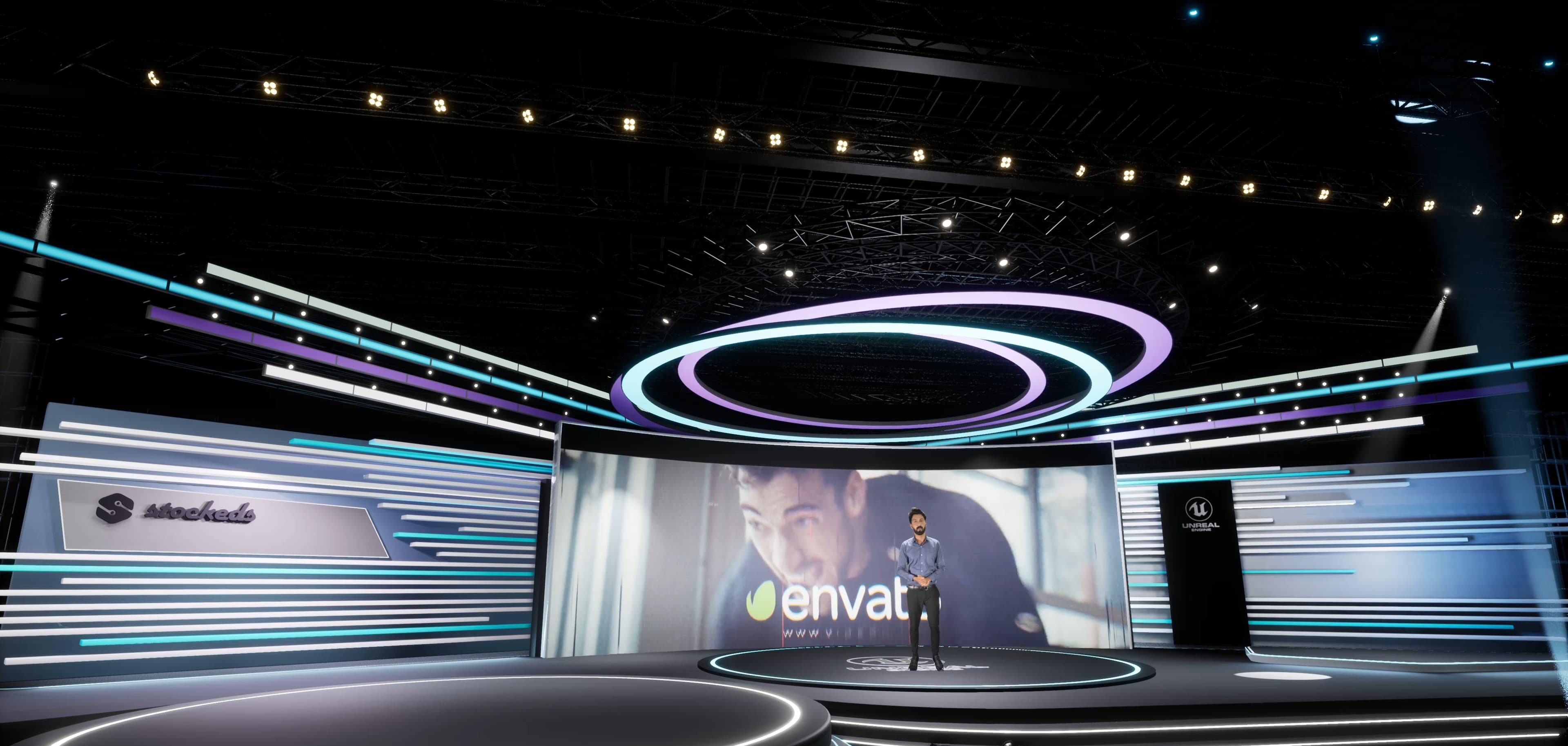 STAGE T279F | DMX | Unreal Engine Corporate Virtual Set-6