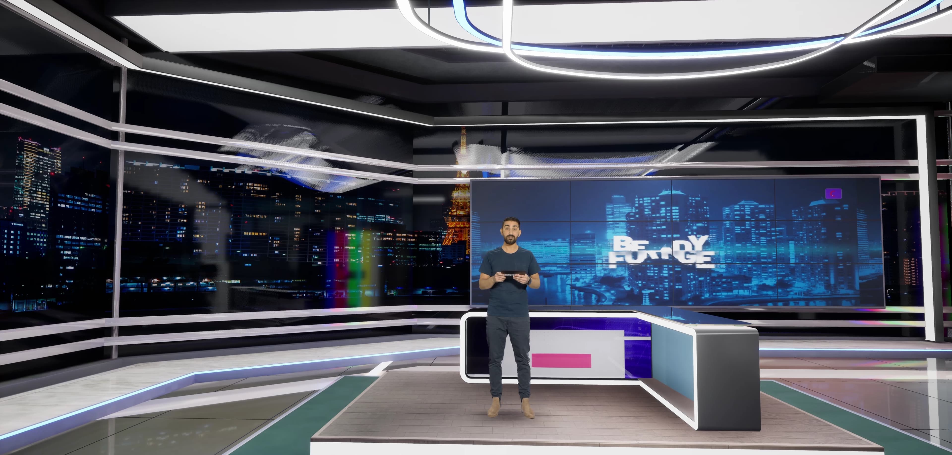 TALKSHOW SM6TY | Unreal Engine Corporate Virtual Set-3