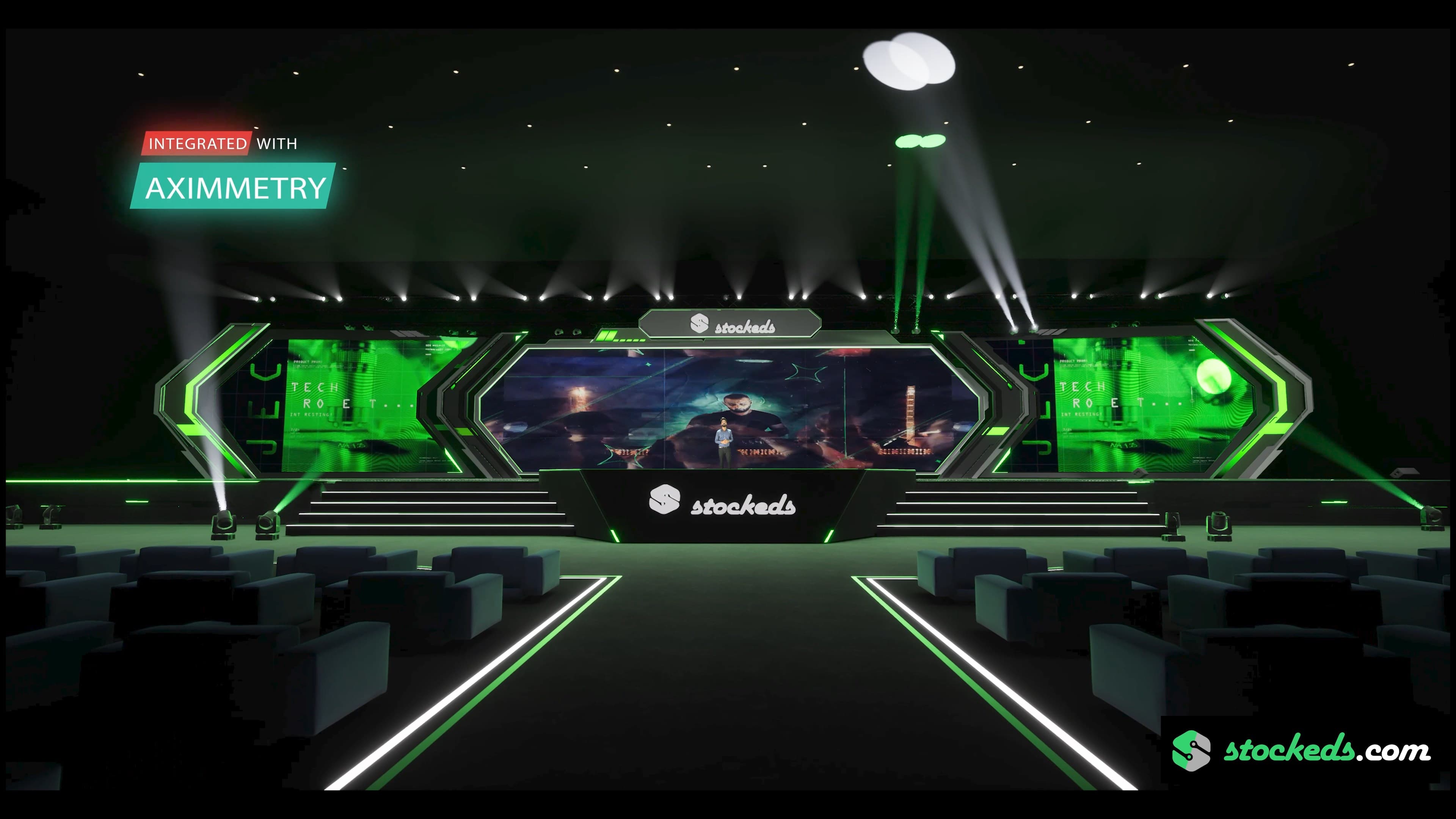 STAGE XYX7S | DMX | Unreal Engine Corporate Virtual Set-2