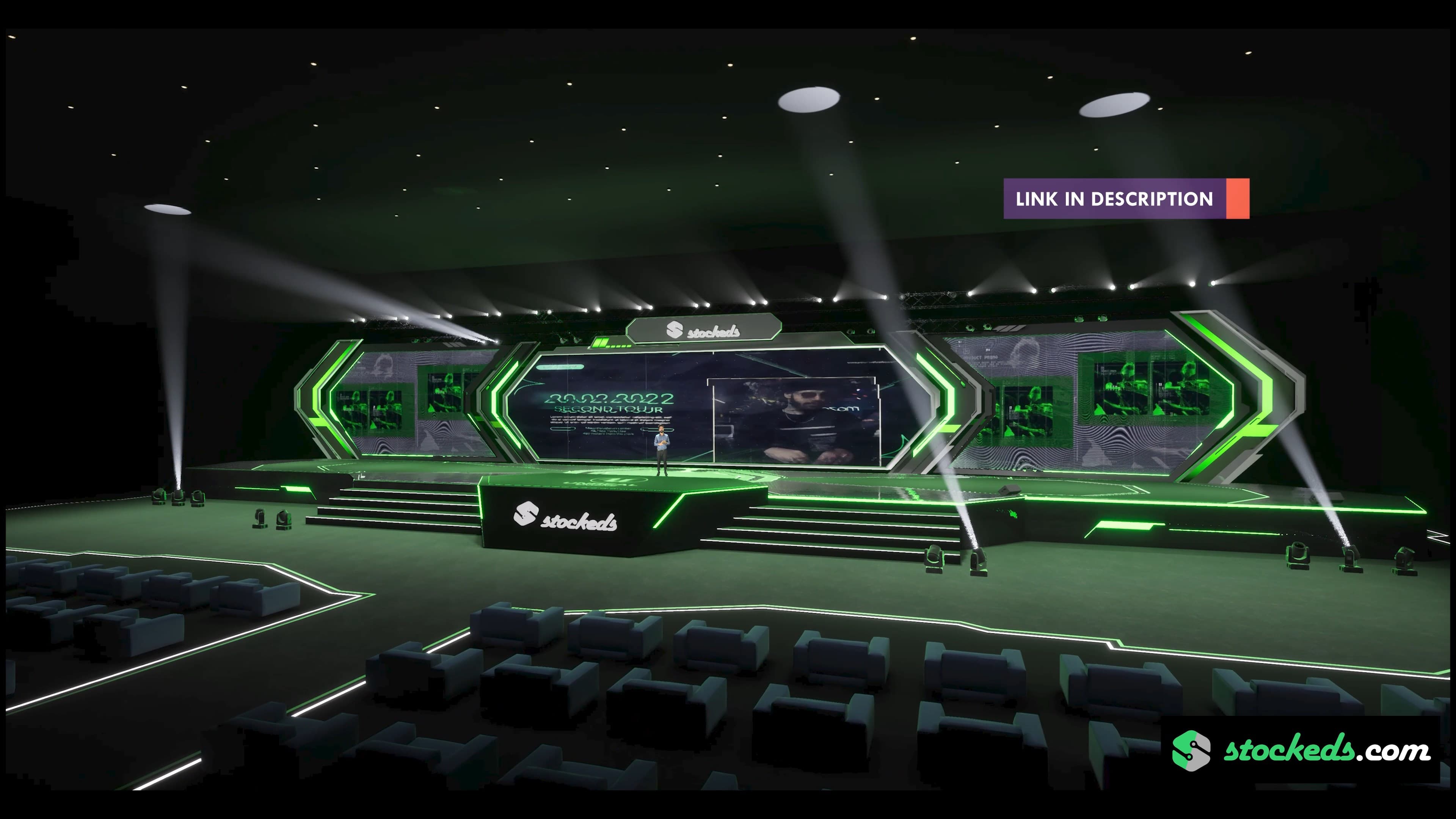 STAGE XYX7S | DMX | Unreal Engine Corporate Virtual Set-3