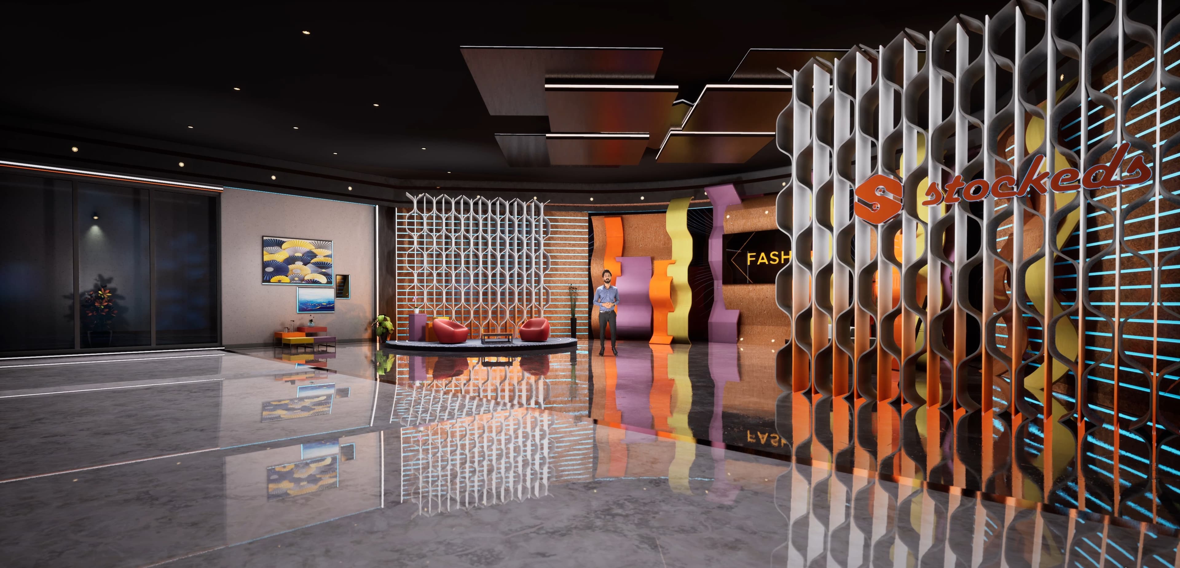 TALKSHOW ACQJM | Unreal Engine Corporate Virtual Set