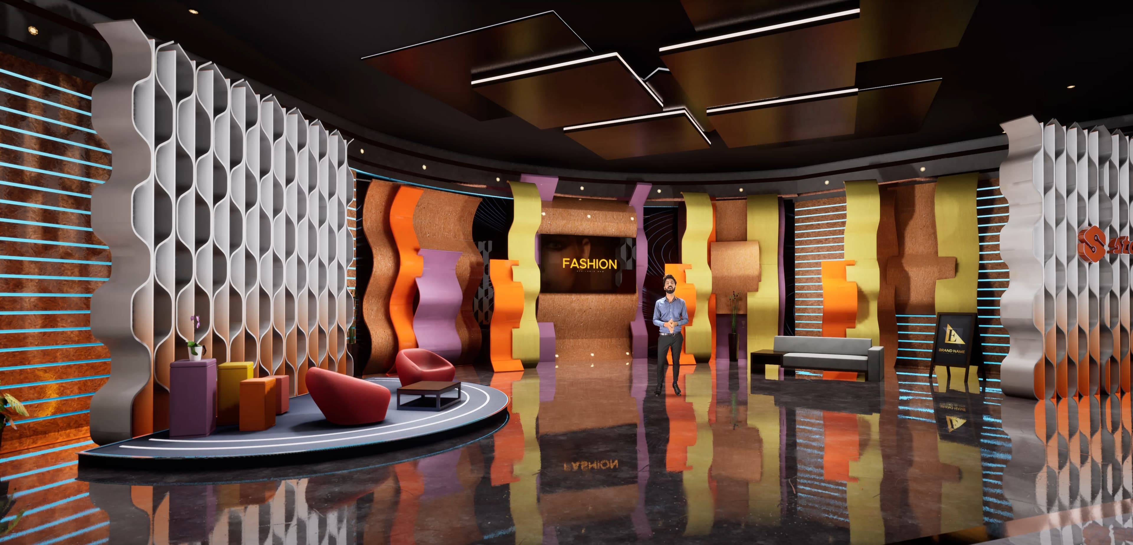 TALKSHOW ACQJM | Unreal Engine Corporate Virtual Set-2