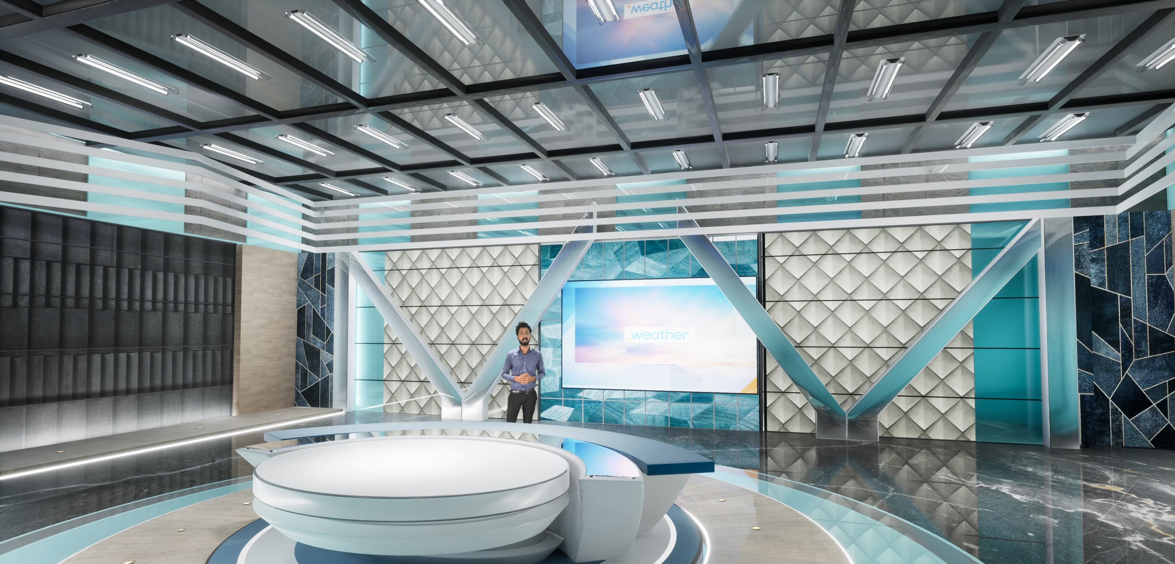 NEWSROOM AAOF1 | Unreal Engine Corporate Virtual Set-2