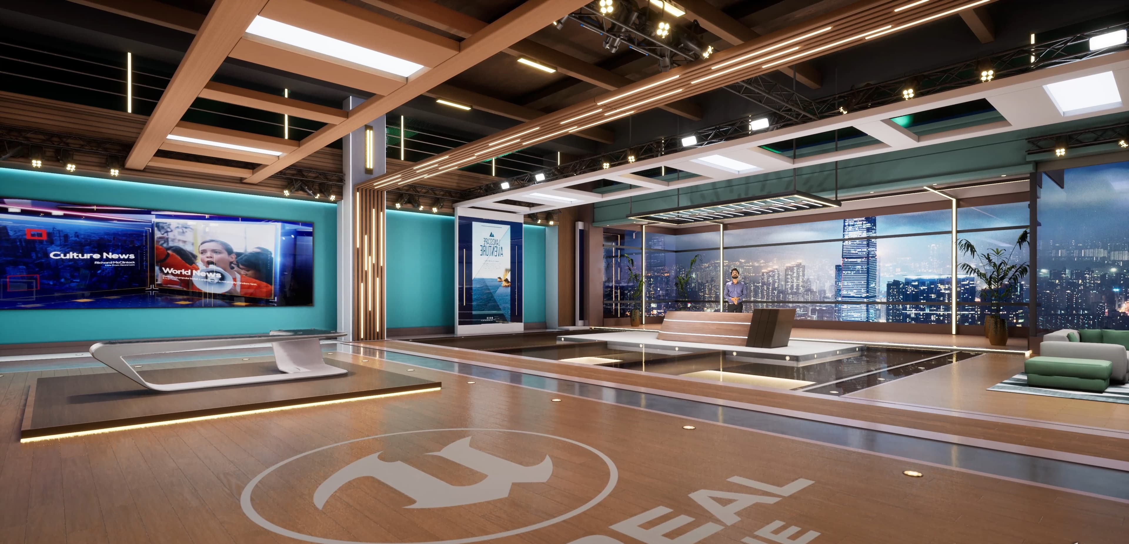 NEWSROOM HSDBK | Unreal Engine Corporate Virtual Set-2