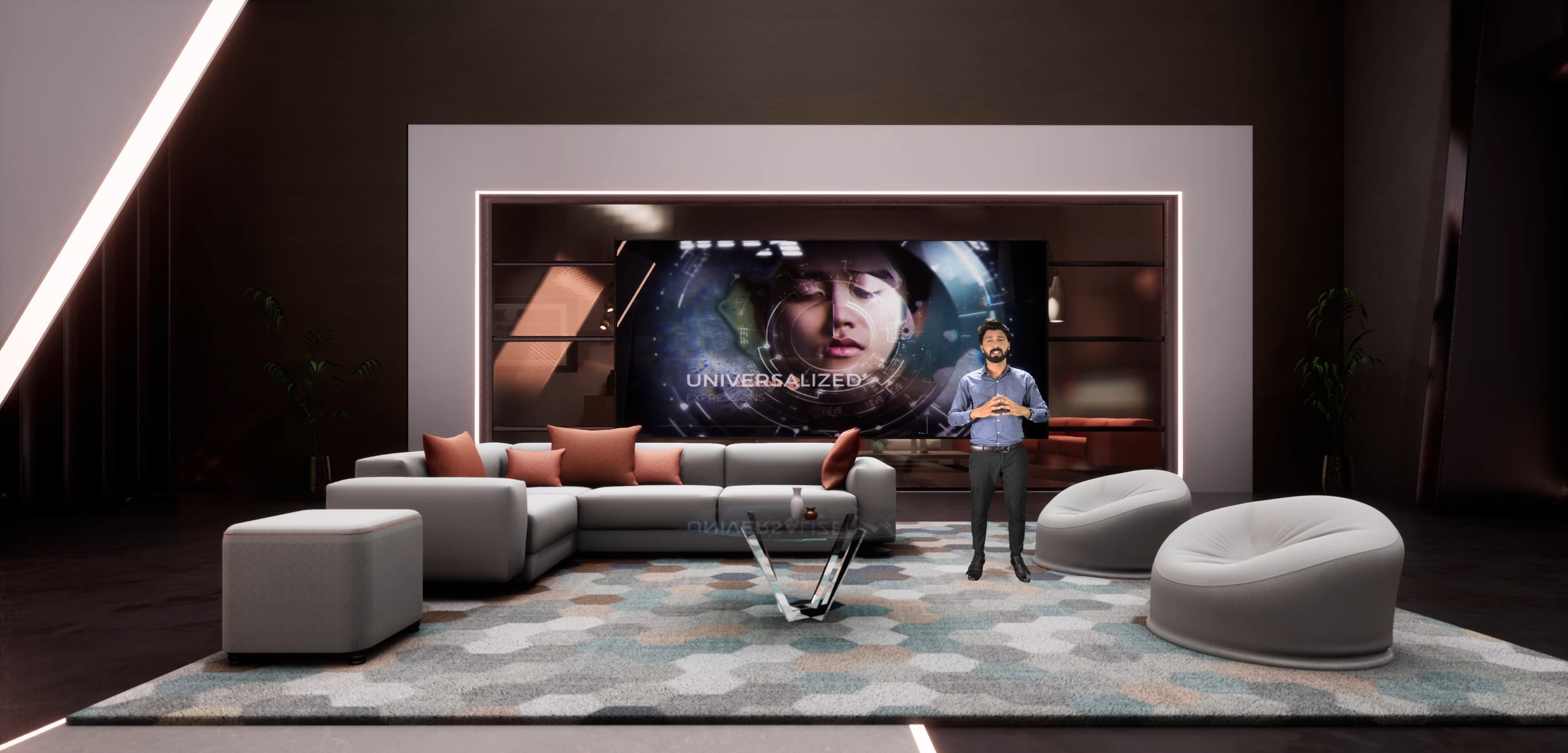 TALKSHOW KRTSV | Unreal Engine Corporate Virtual Set-8