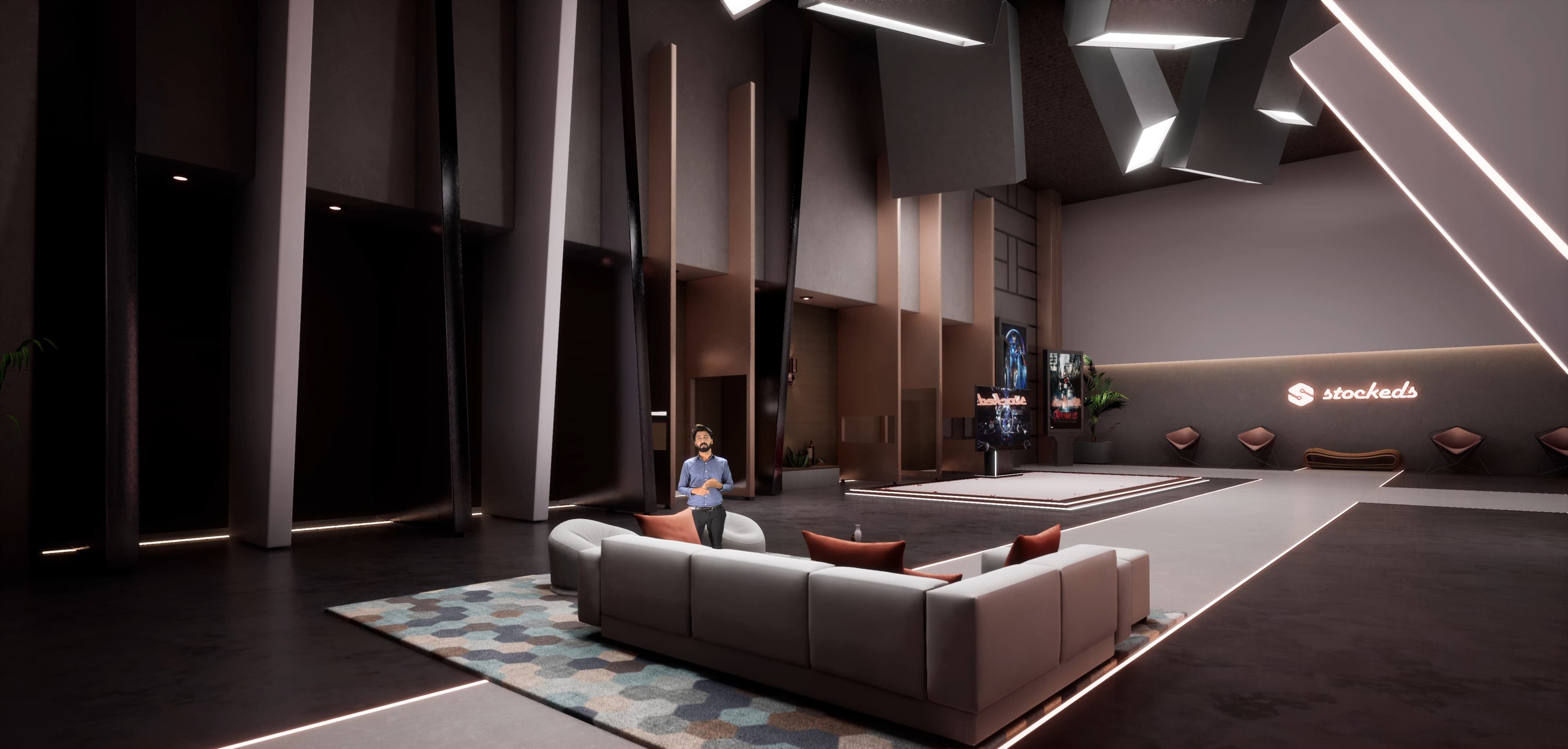 TALKSHOW KRTSV | Unreal Engine Corporate Virtual Set-2