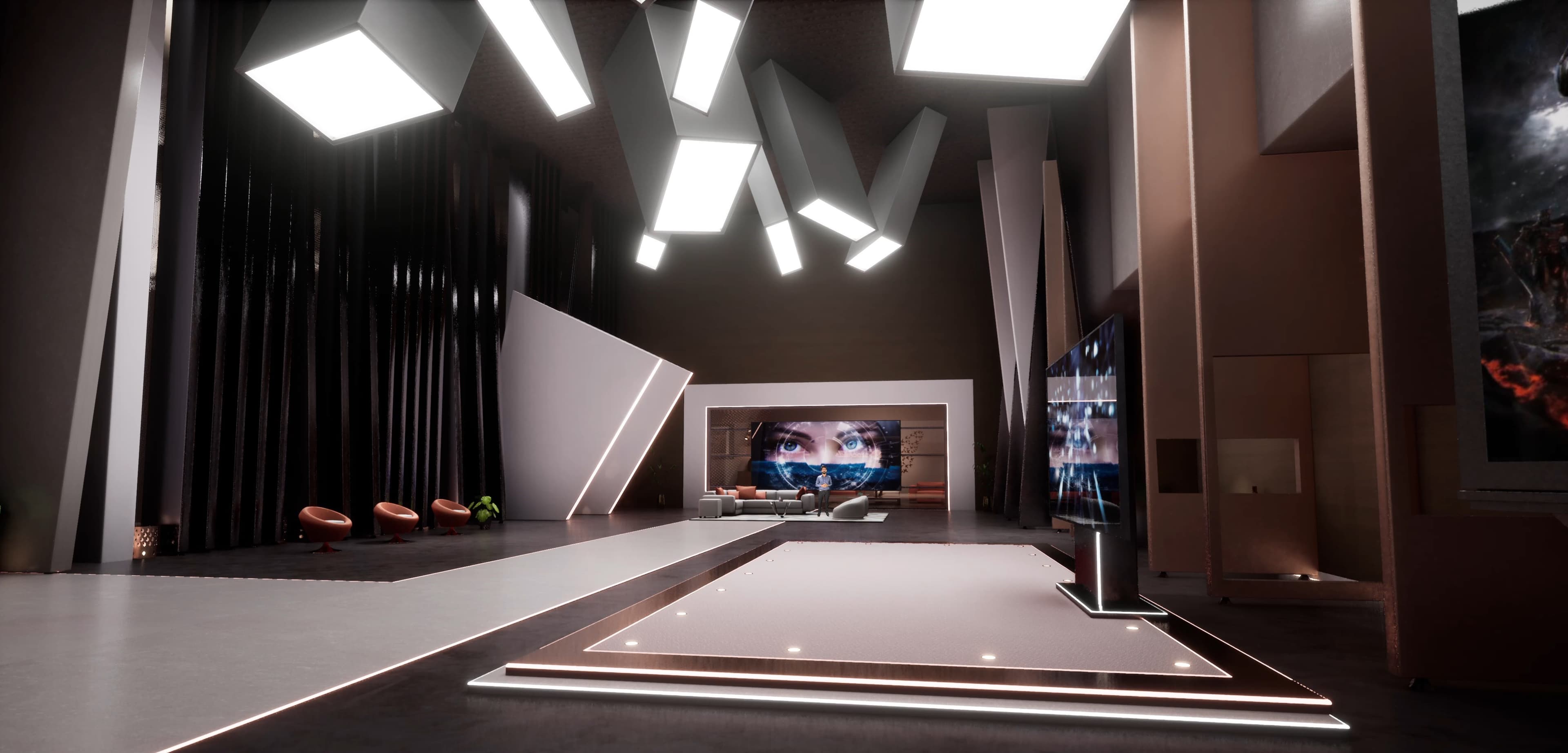 TALKSHOW KRTSV | Unreal Engine Corporate Virtual Set-4