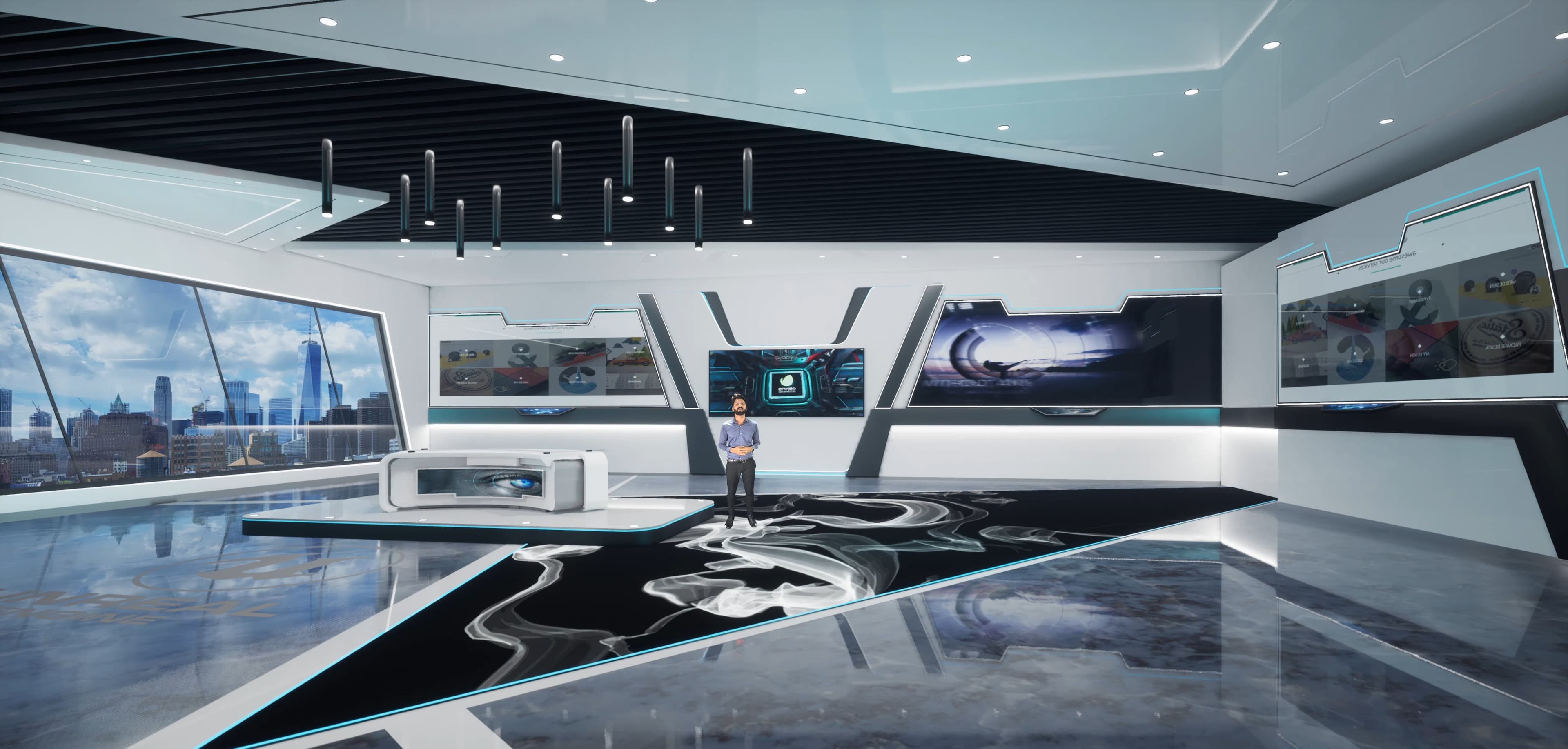 TALKSHOW TLK7W | Unreal Engine Corporate Virtual Set-3
