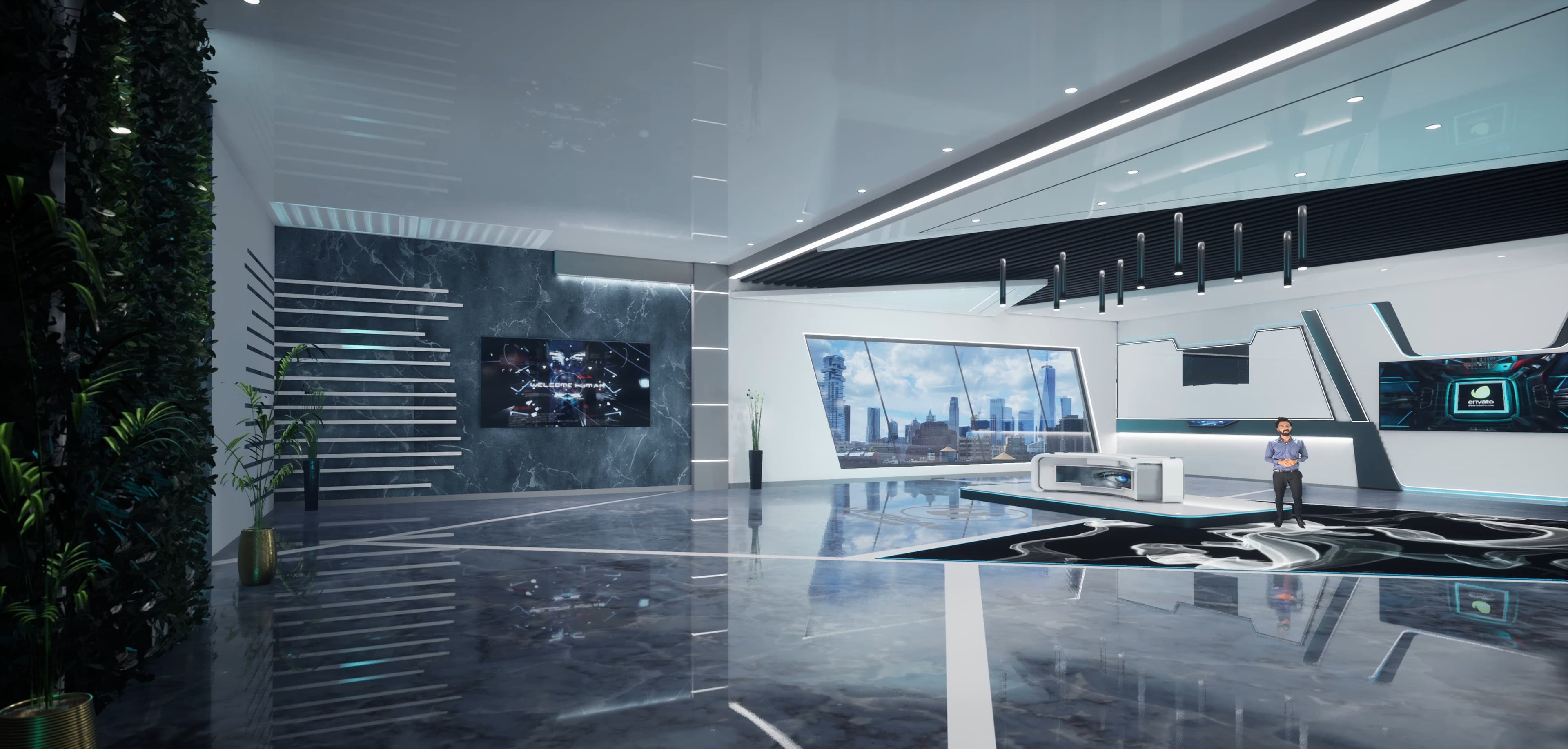 TALKSHOW TLK7W | Unreal Engine Corporate Virtual Set-4