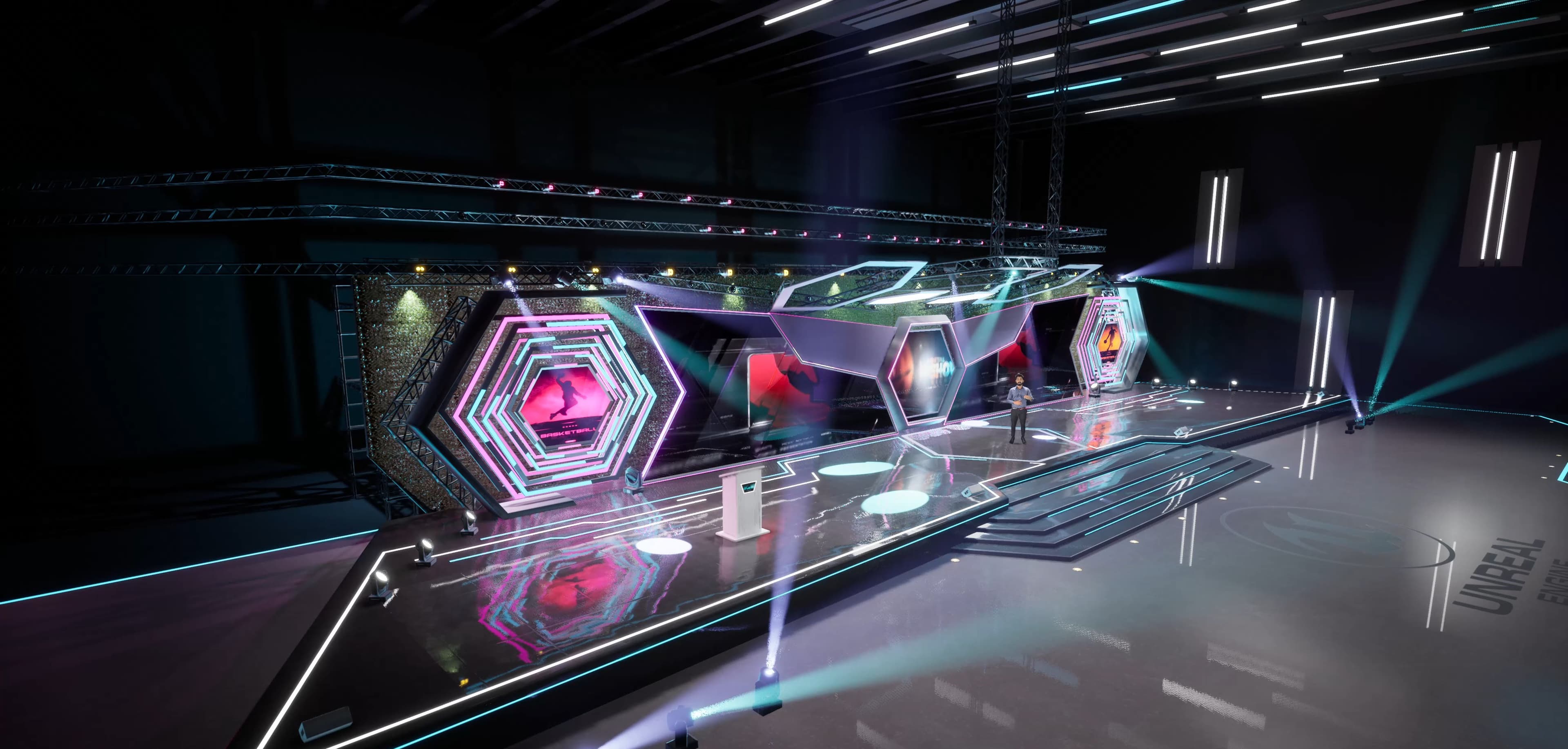 STAGE TMSTH | DMX | Unreal Engine Corporate Virtual Set-7