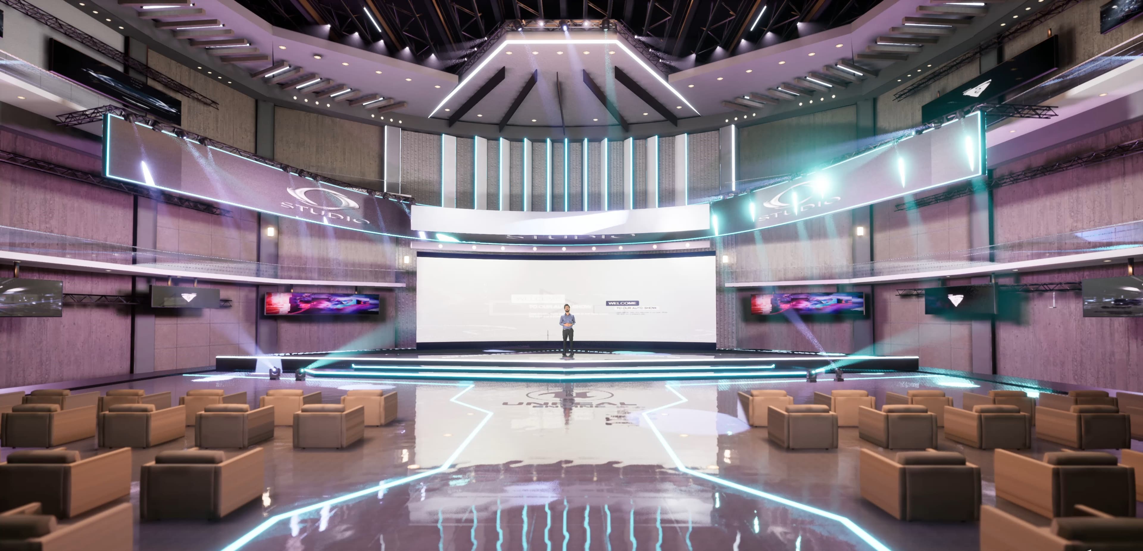 STAGE YDBJS | DMX | Unreal Engine Corporate Virtual Set-2