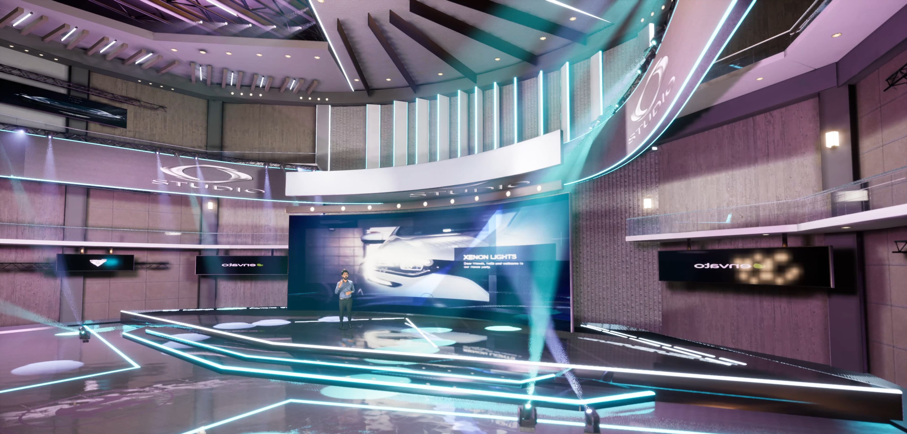 STAGE YDBJS | DMX | Unreal Engine Corporate Virtual Set-4