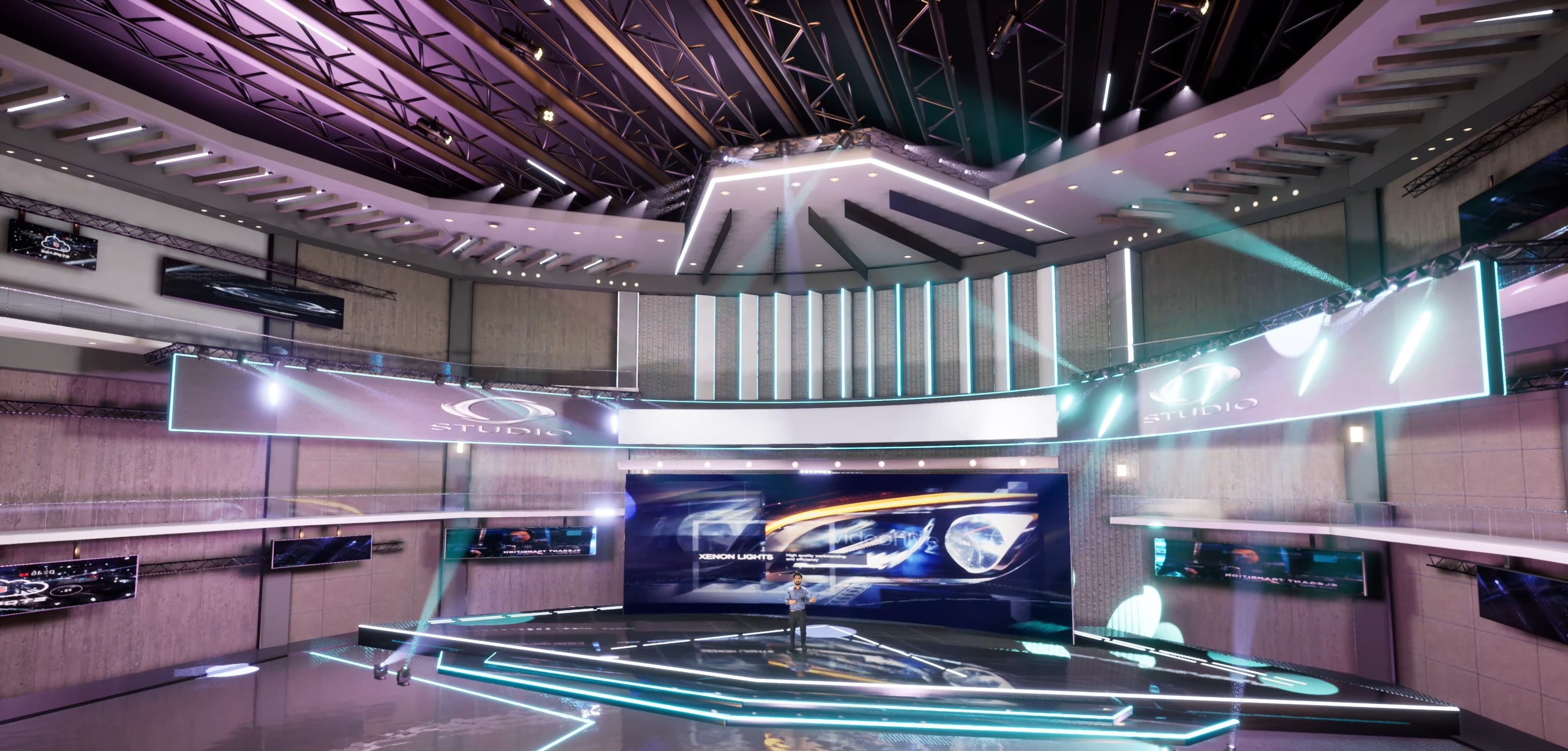 STAGE YDBJS | DMX | Unreal Engine Corporate Virtual Set-8