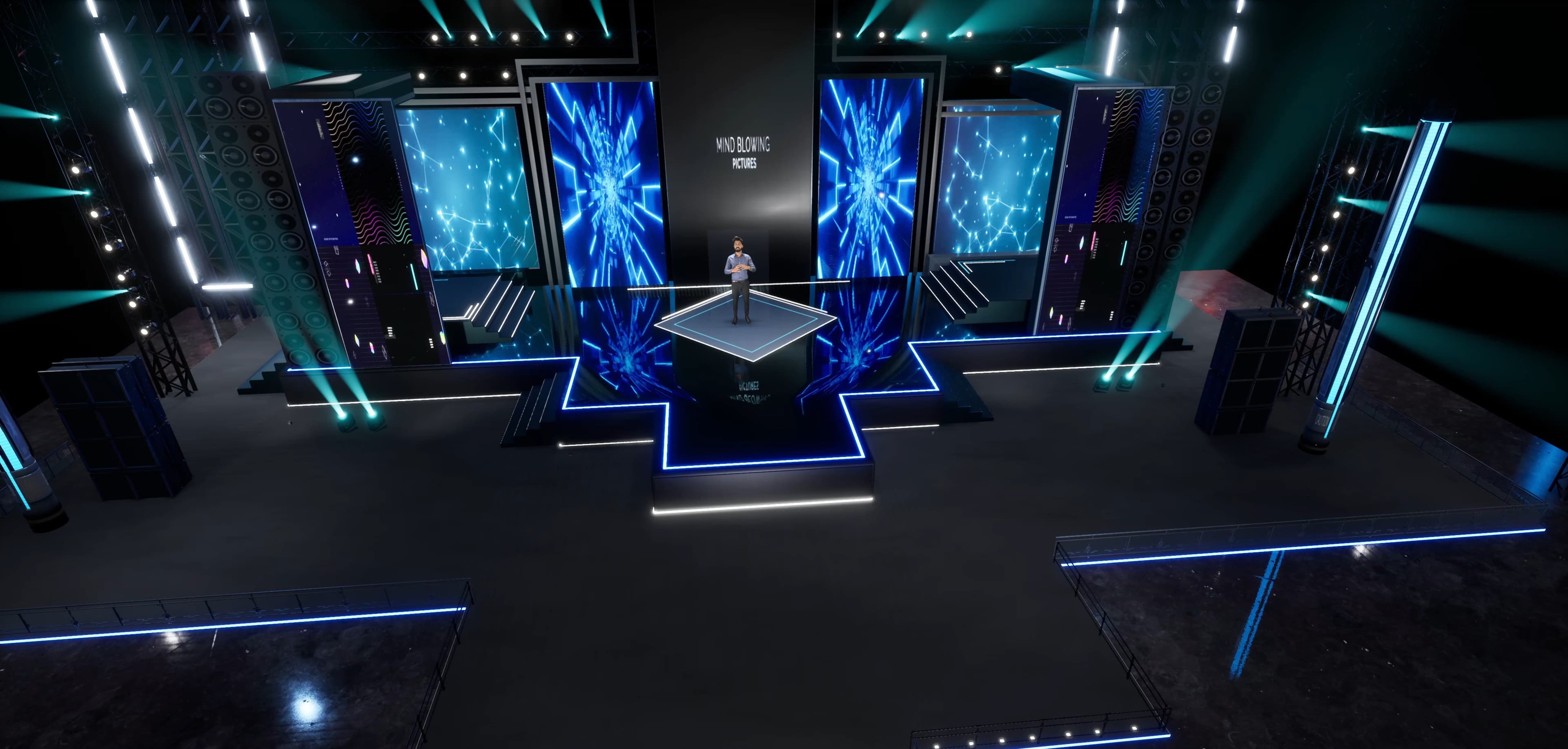 STAGE ZJMX7 | DMX | Unreal Engine Corporate Virtual Set-6