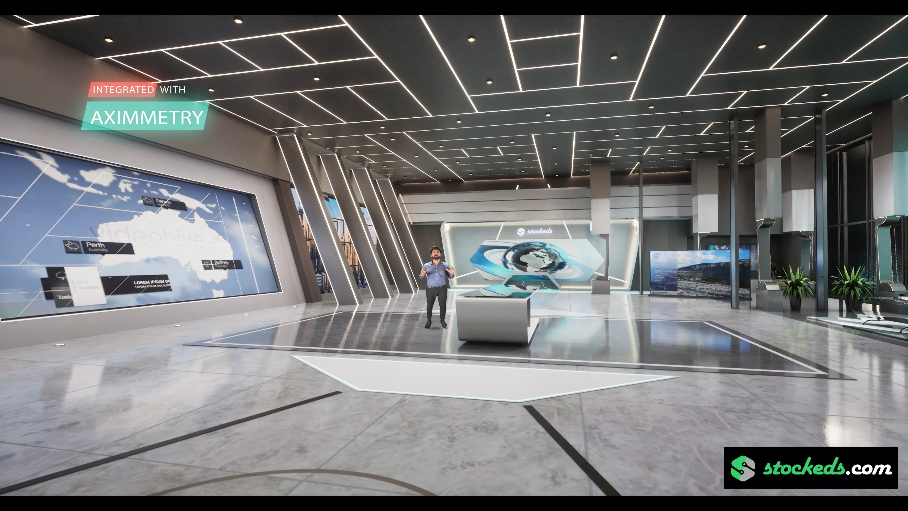 NEWSROOM JTSB7 | Unreal Engine Corporate Virtual Set