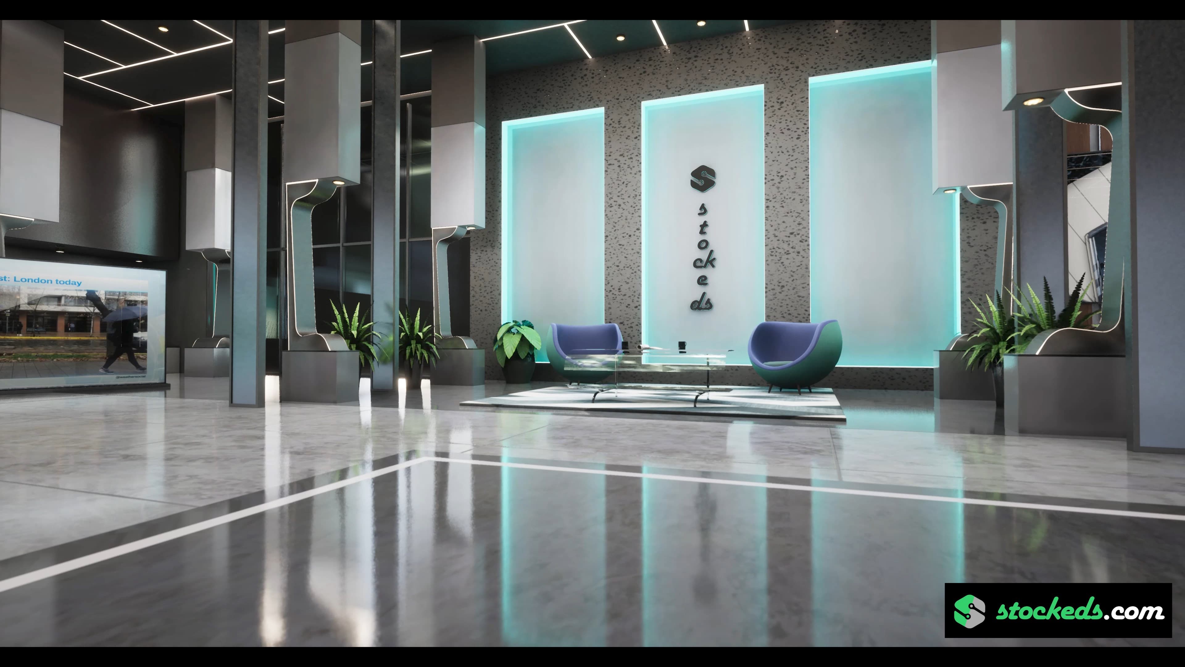 NEWSROOM JTSB7 | Unreal Engine Corporate Virtual Set-3