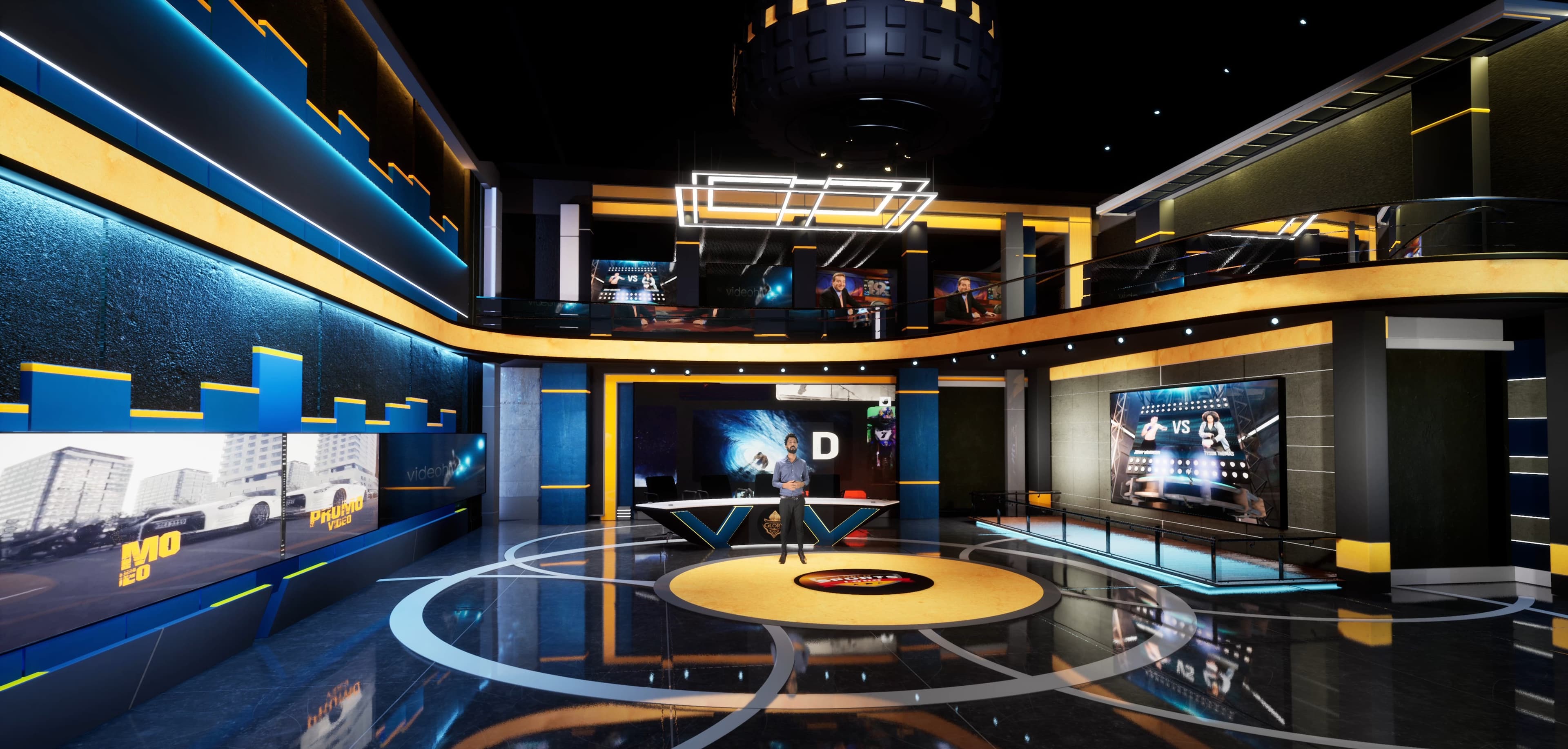 TALKSHOW XDGGY | Unreal Engine Corporate Virtual Set