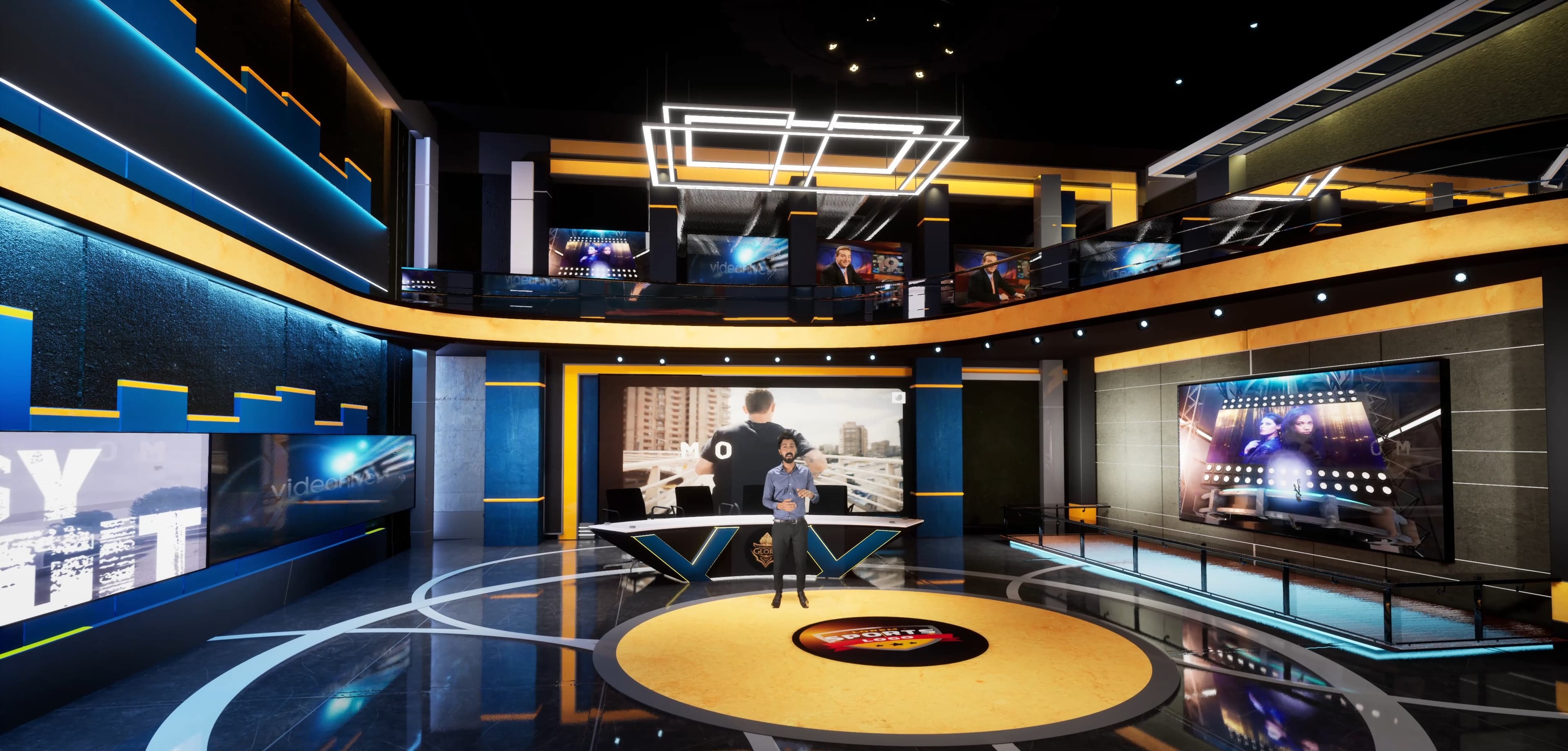 TALKSHOW XDGGY | Unreal Engine Corporate Virtual Set-2