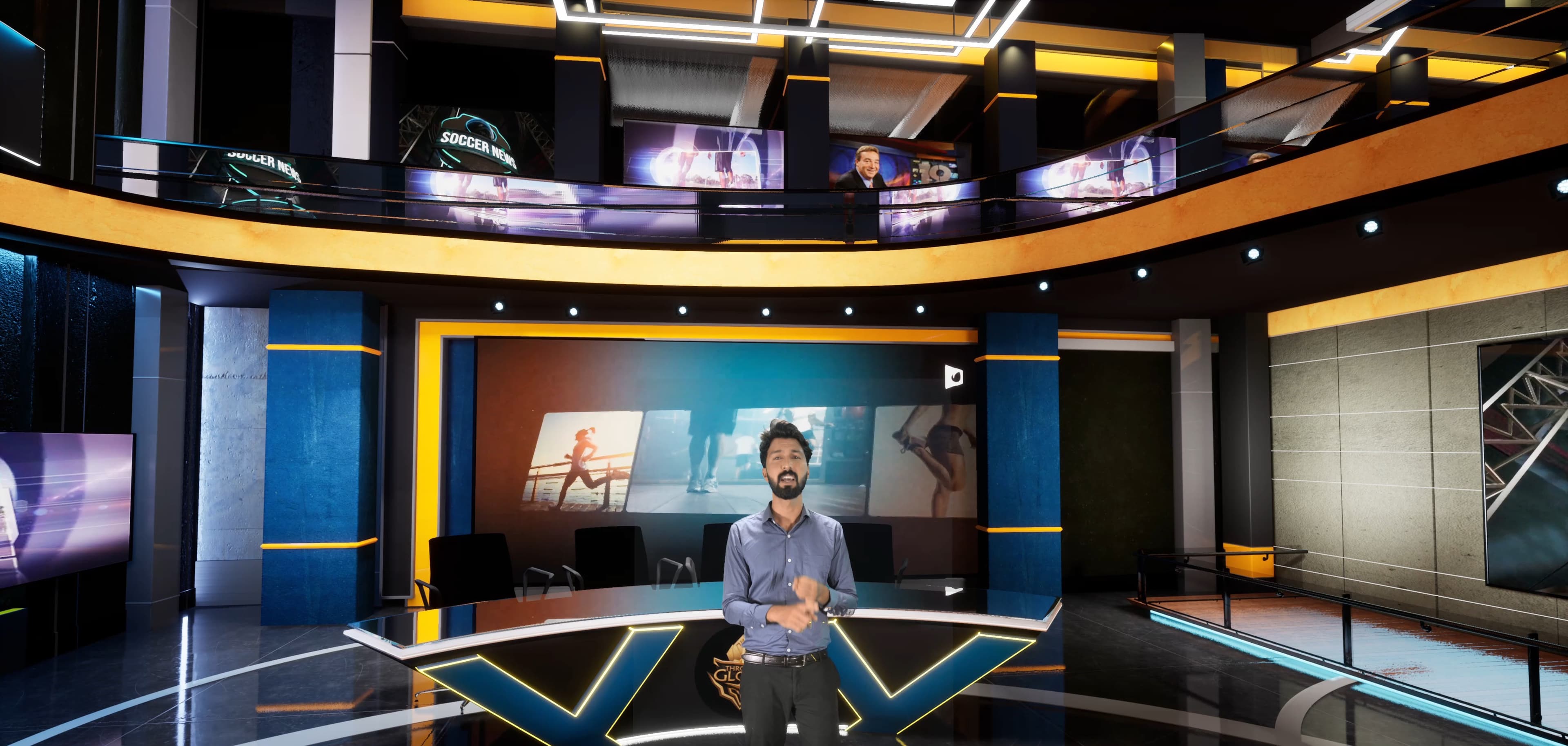 TALKSHOW XDGGY | Unreal Engine Corporate Virtual Set-3