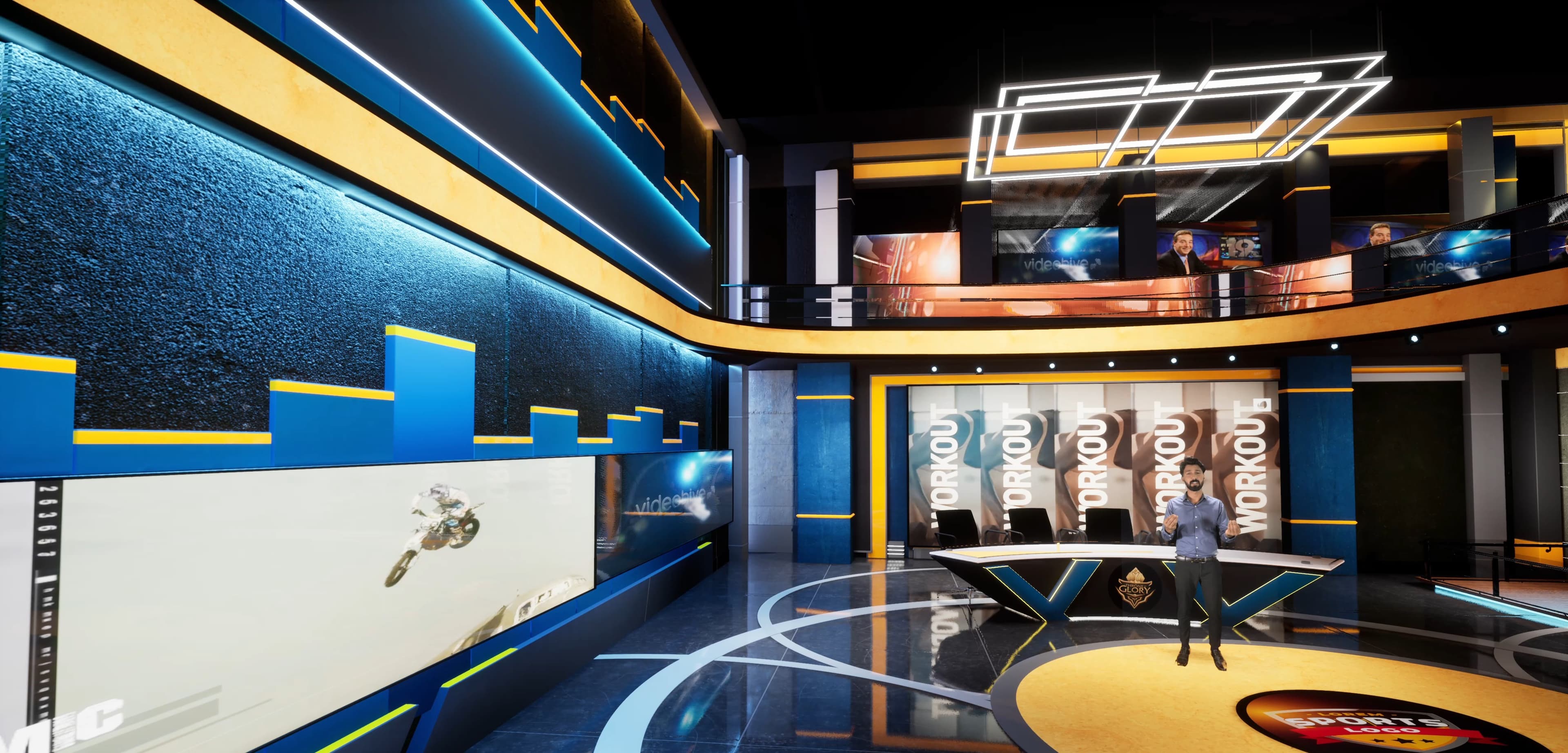 TALKSHOW XDGGY | Unreal Engine Corporate Virtual Set-6