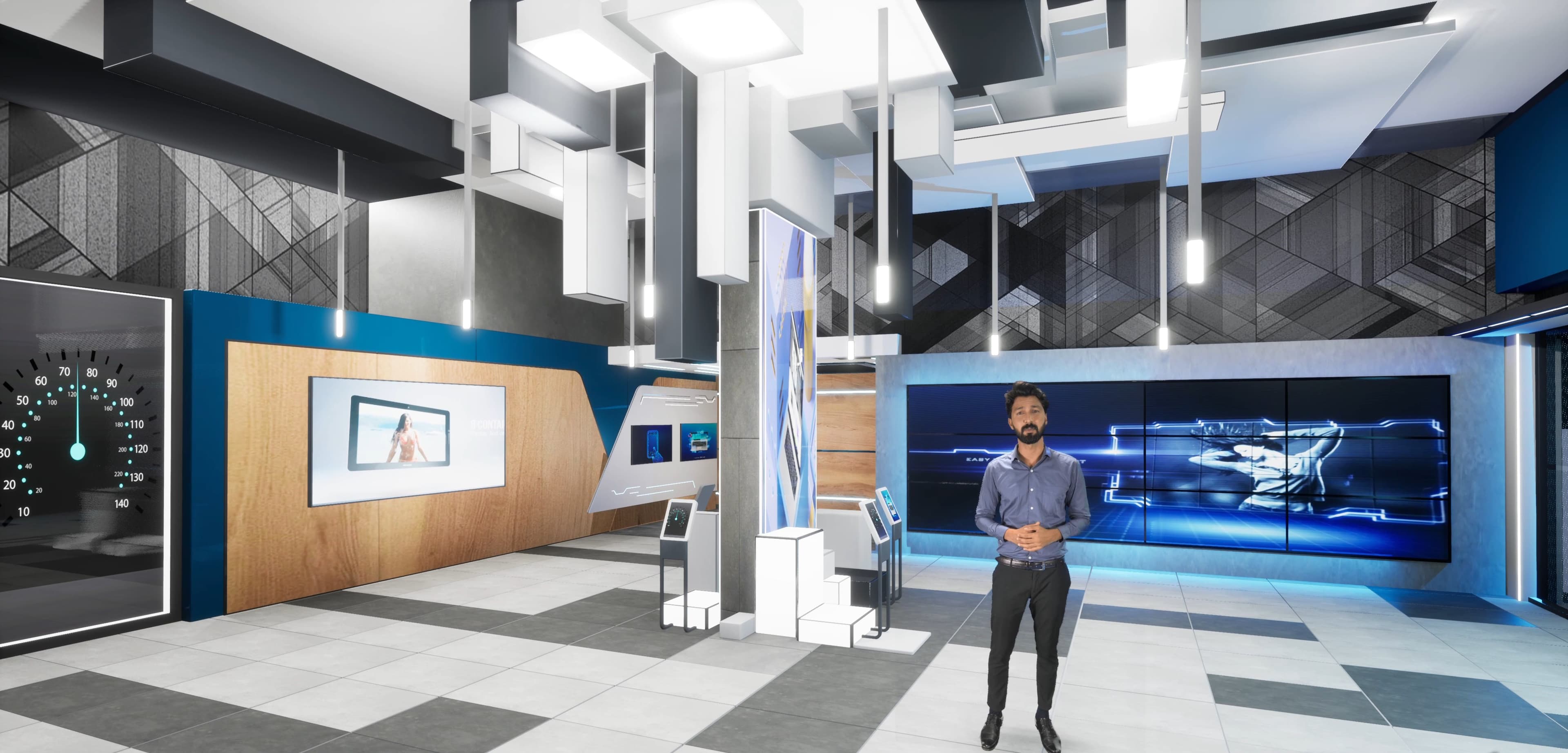 TALKSHOW ZTEP4 | Unreal Engine Corporate Virtual Set