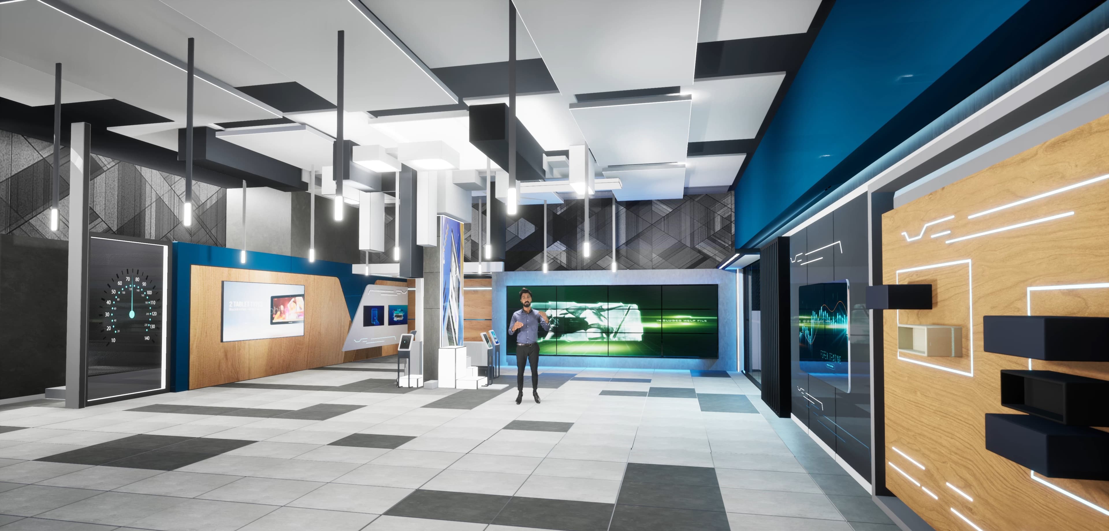 TALKSHOW ZTEP4 | Unreal Engine Corporate Virtual Set-2