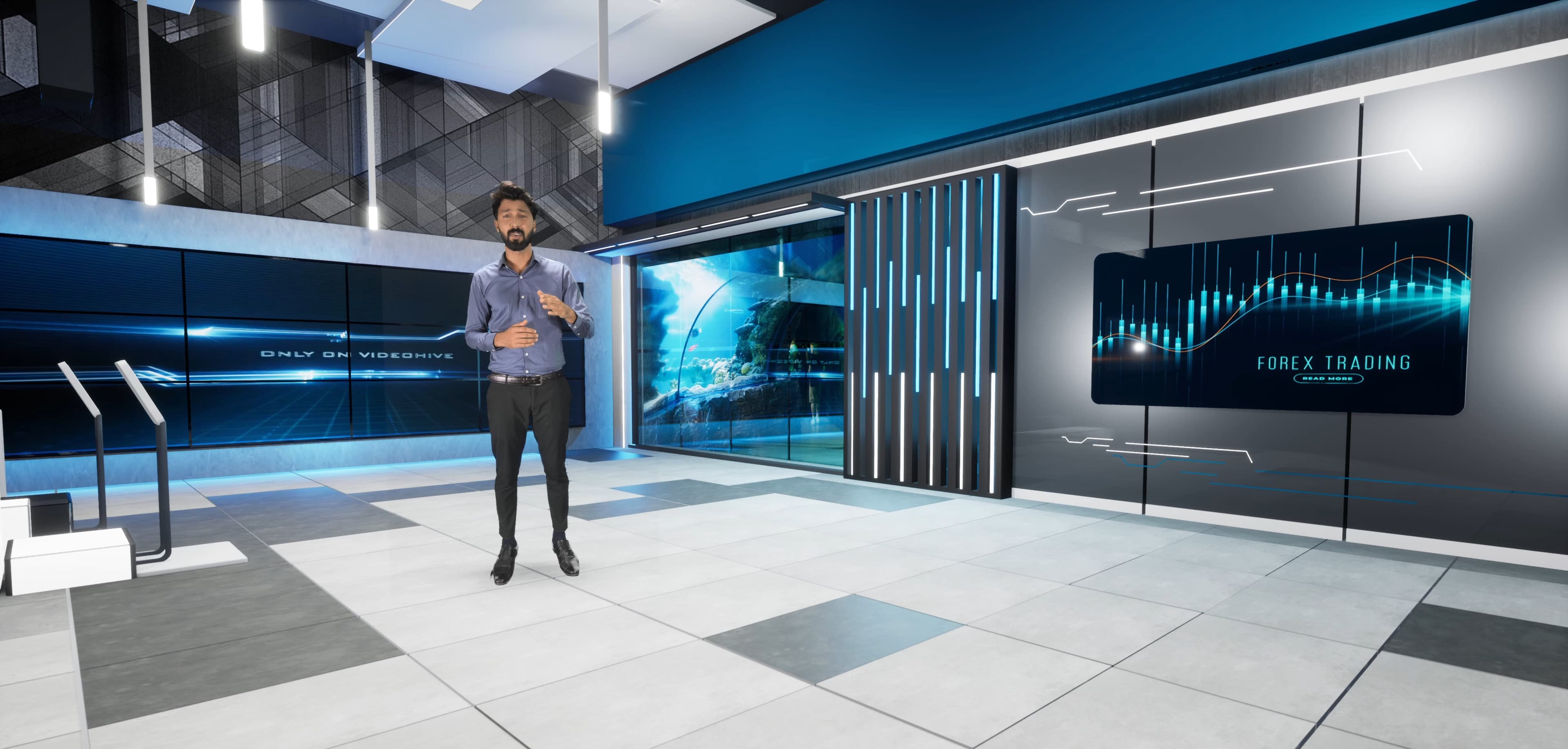 TALKSHOW ZTEP4 | Unreal Engine Corporate Virtual Set-3