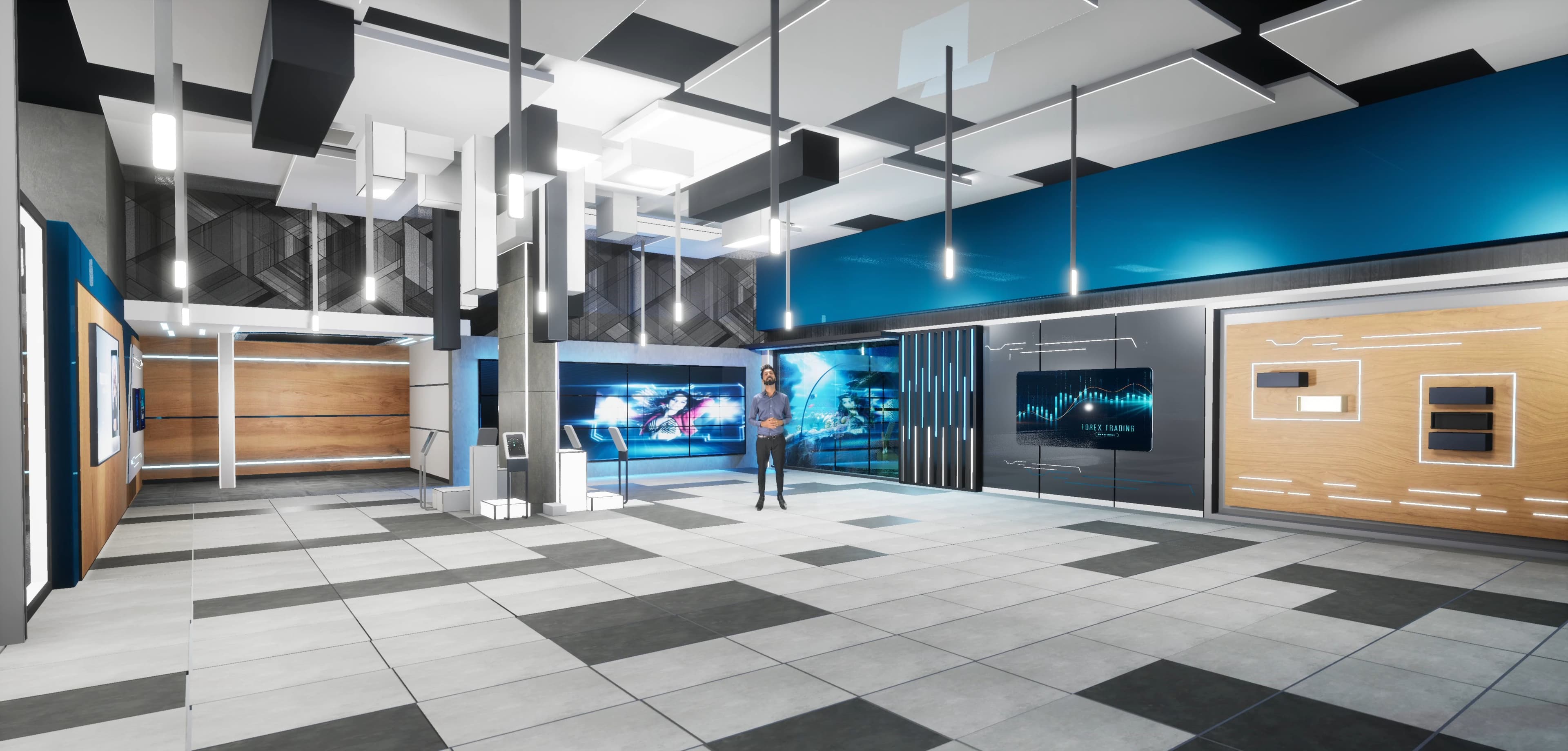 TALKSHOW ZTEP4 | Unreal Engine Corporate Virtual Set-4