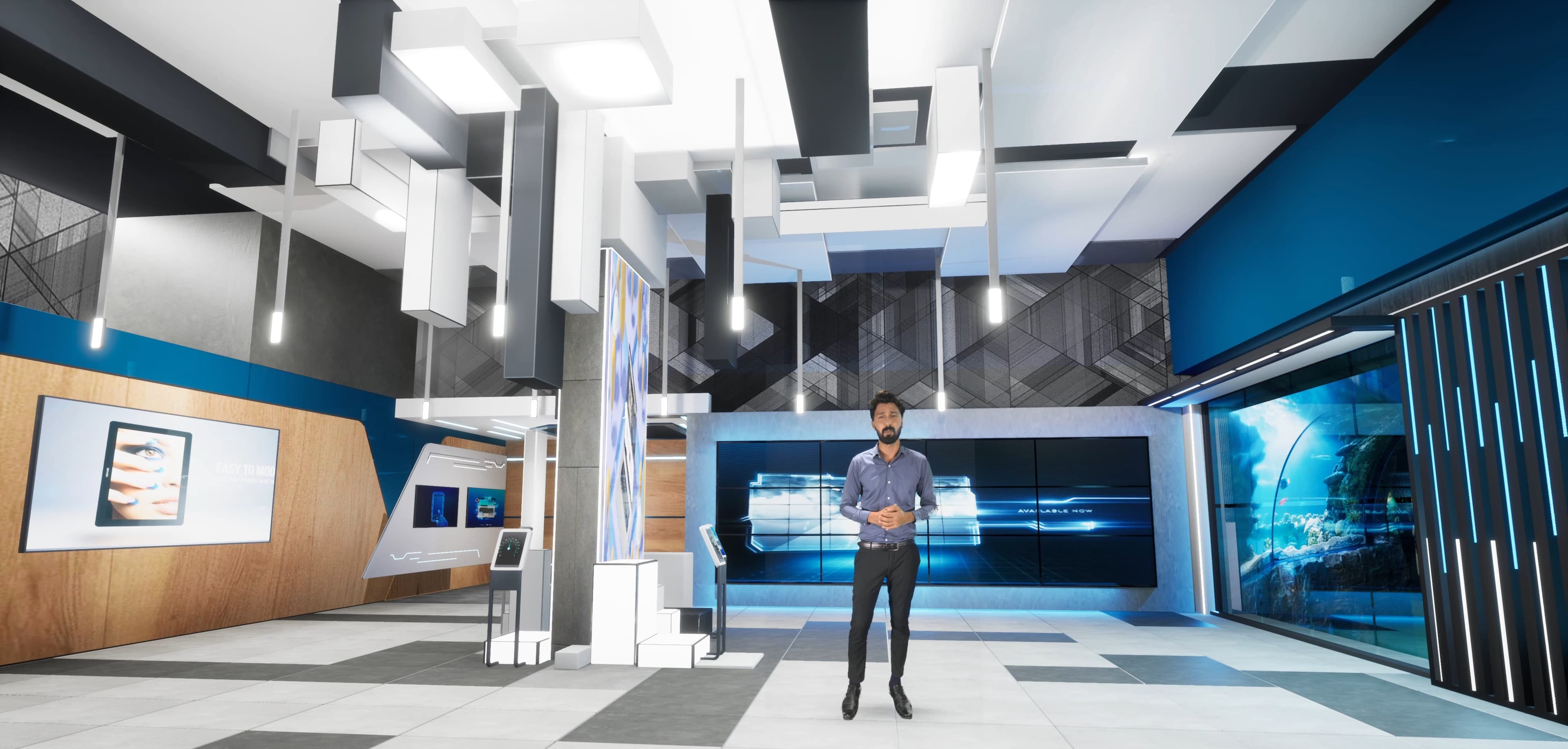 TALKSHOW ZTEP4 | Unreal Engine Corporate Virtual Set-7