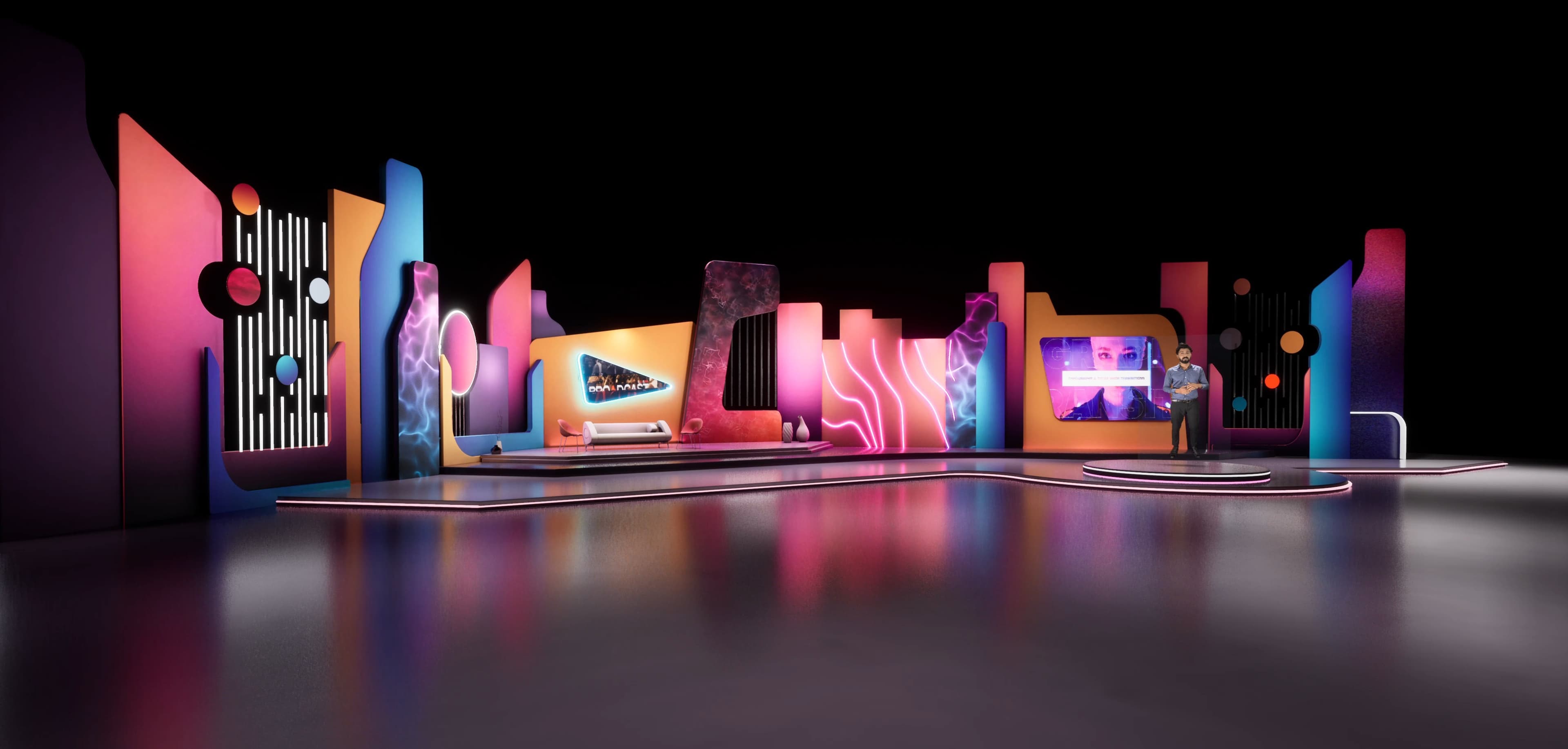 STAGE G7YUP | Unreal Engine Corporate Virtual Set-7