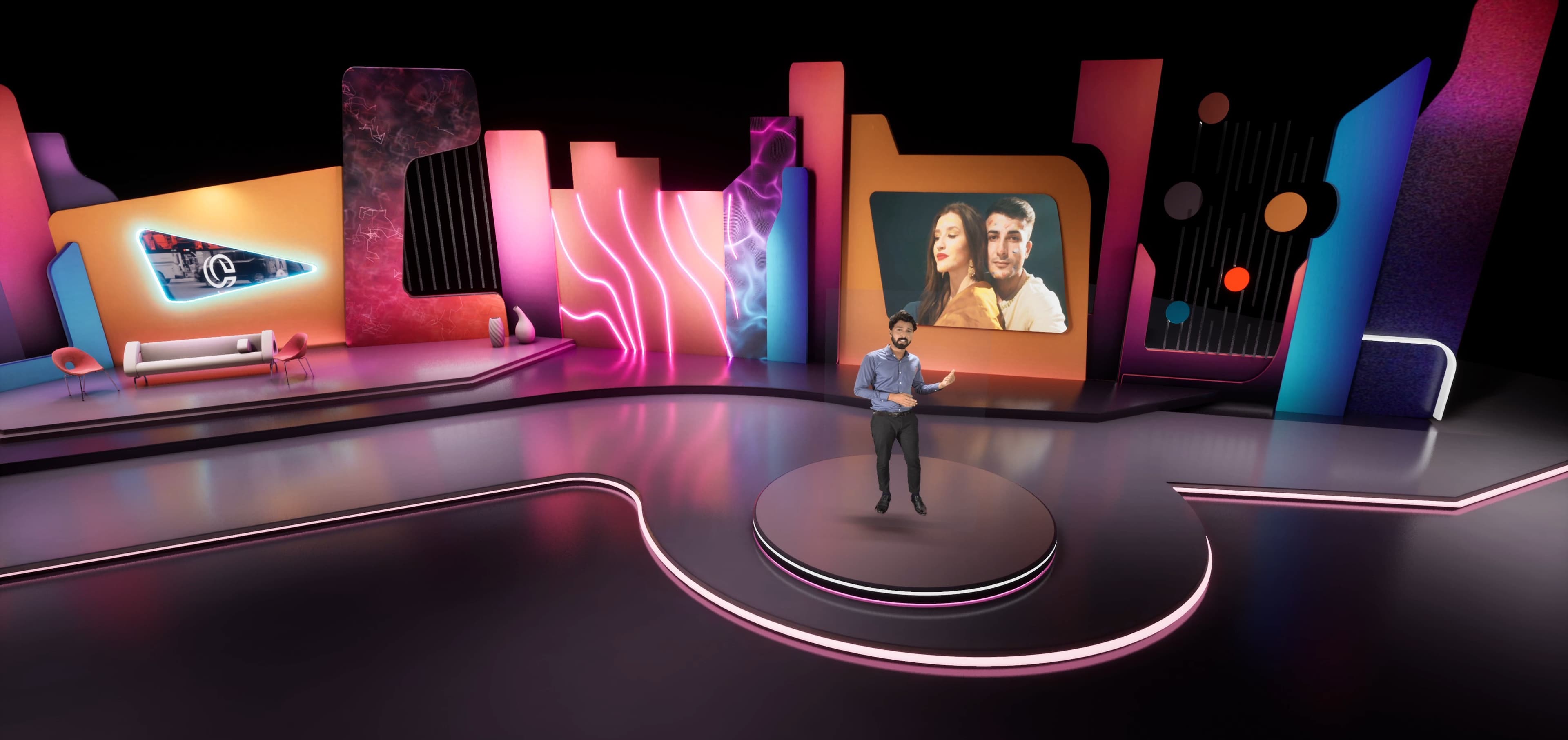 STAGE G7YUP | Unreal Engine Corporate Virtual Set-4