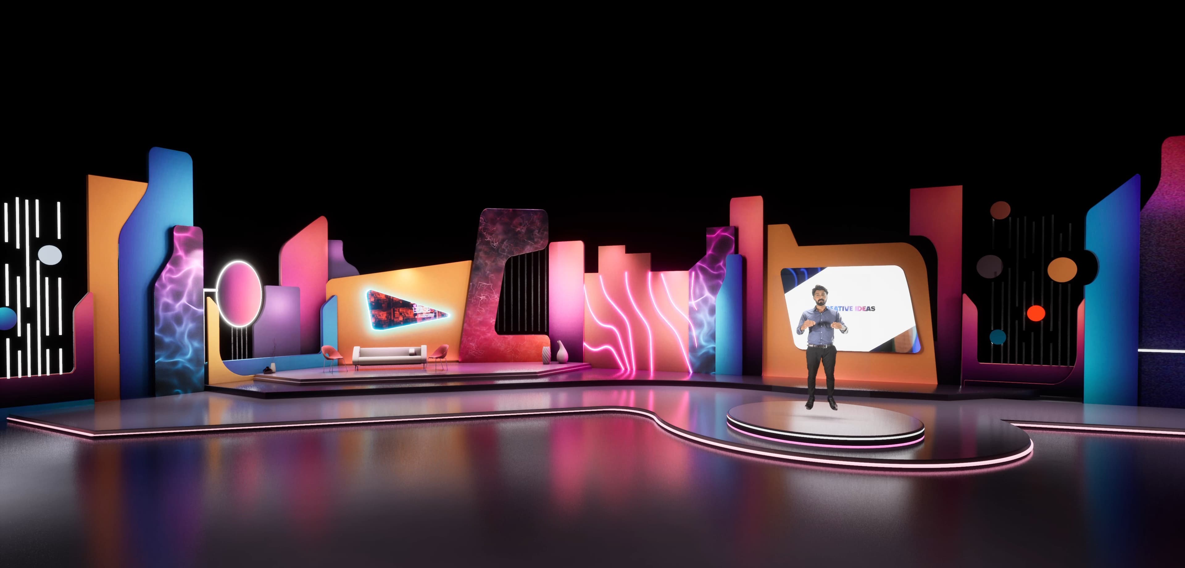 STAGE G7YUP | Unreal Engine Corporate Virtual Set-6