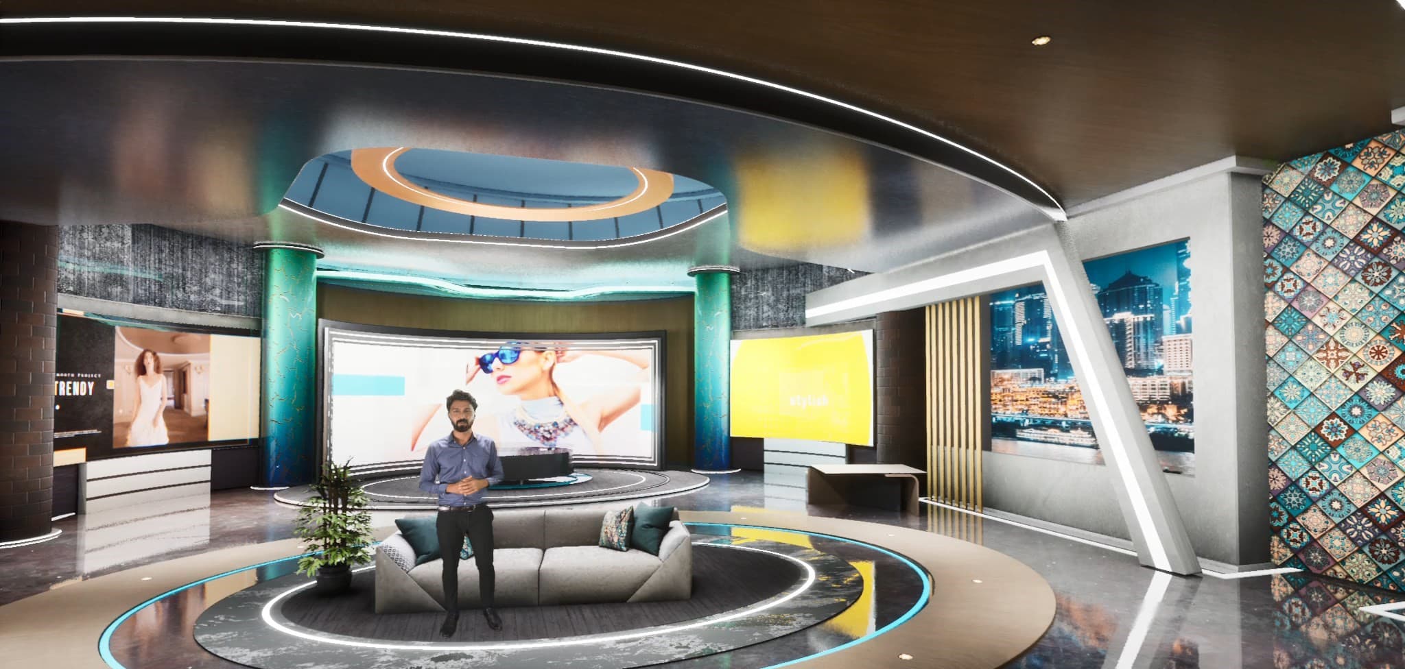 TALKSHOW JEGSS | Unreal Engine Corporate Virtual Set-2