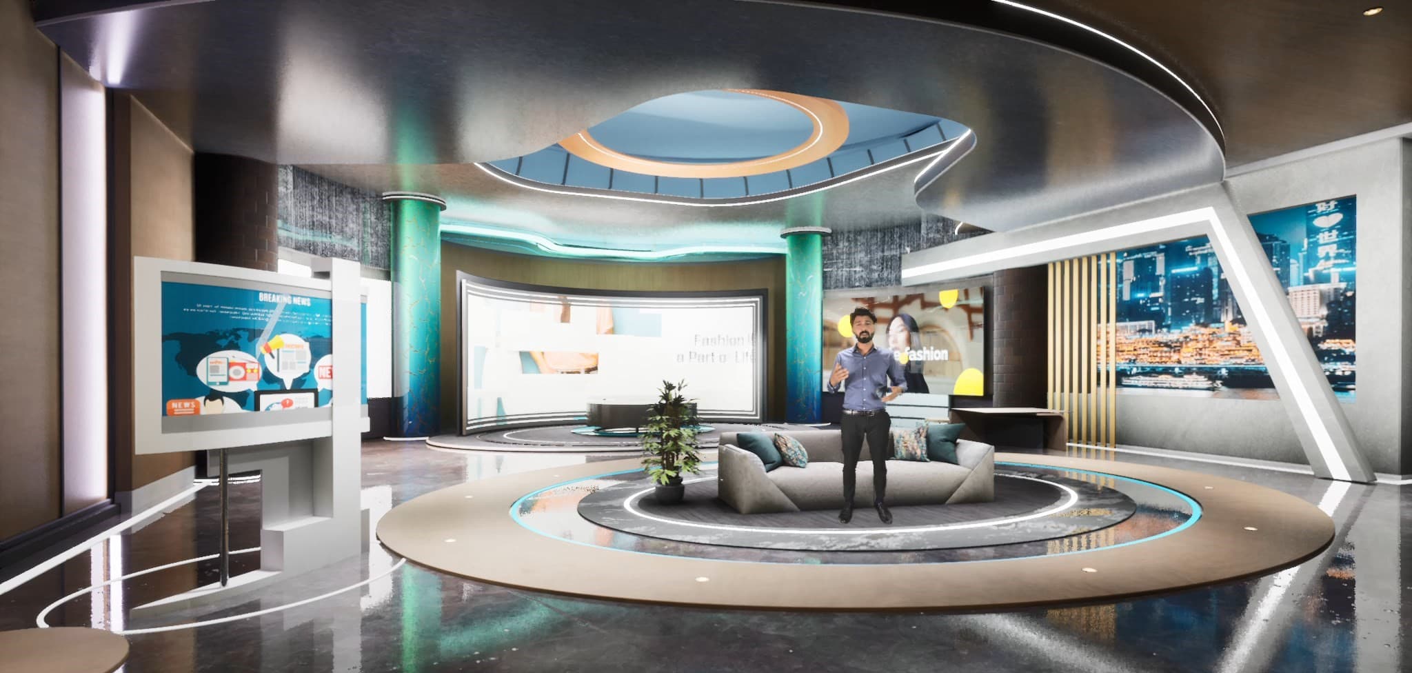 TALKSHOW JEGSS | Unreal Engine Corporate Virtual Set-5